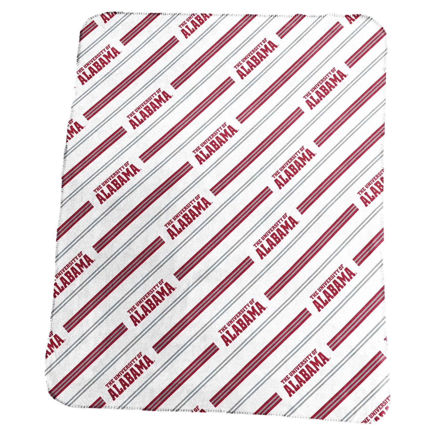 Alabama Classic Vertical Stripe Fleece Throw