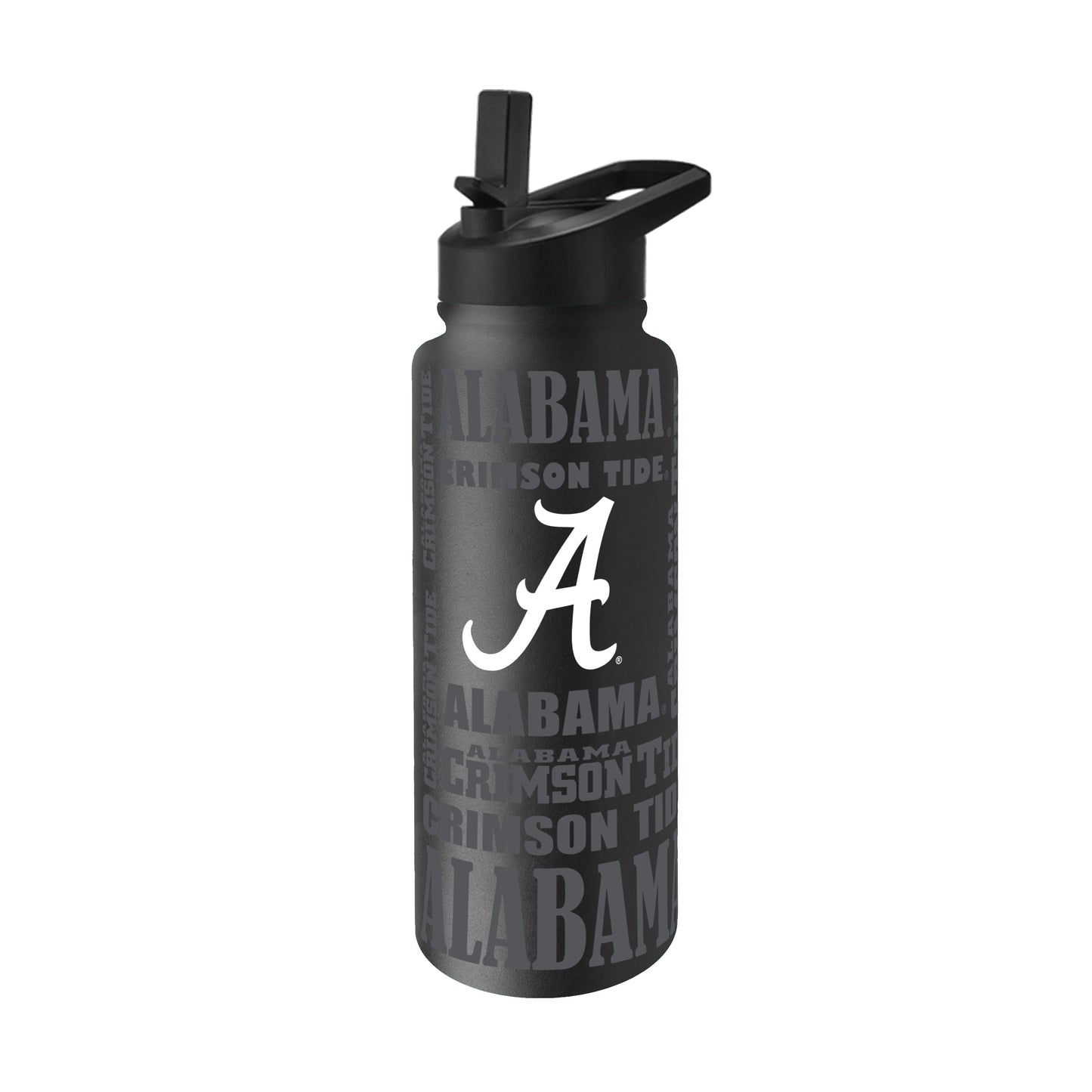 Alabama 34oz Black Replay Quencher Bottle