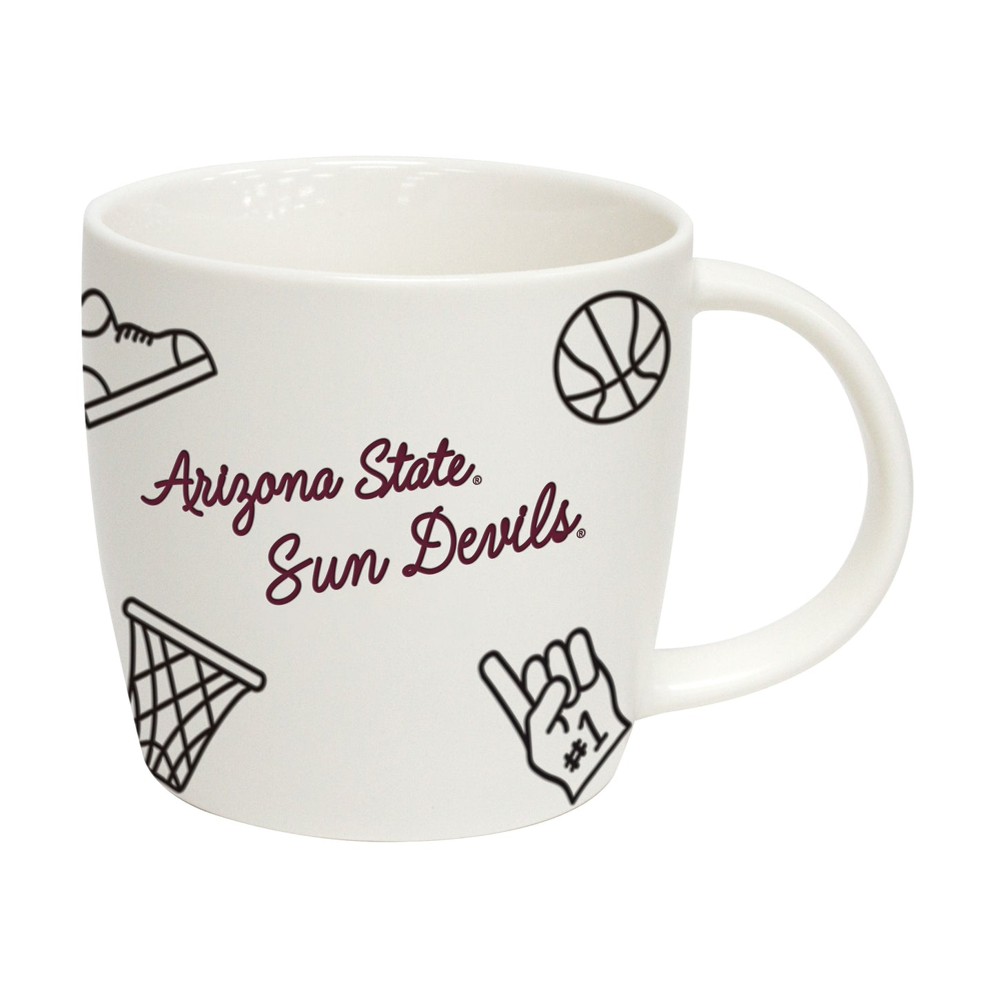 AZ State Basketball 18oz Playmaker Mug
