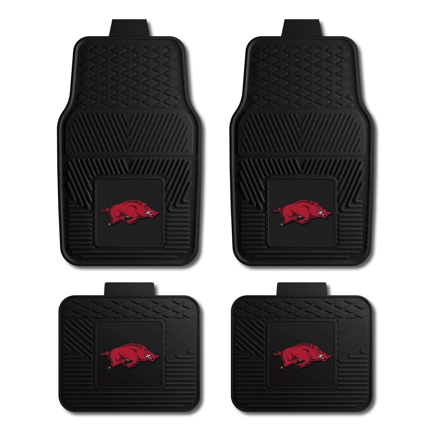 University of Arkansas 4-pc Vinyl Car Mat Set