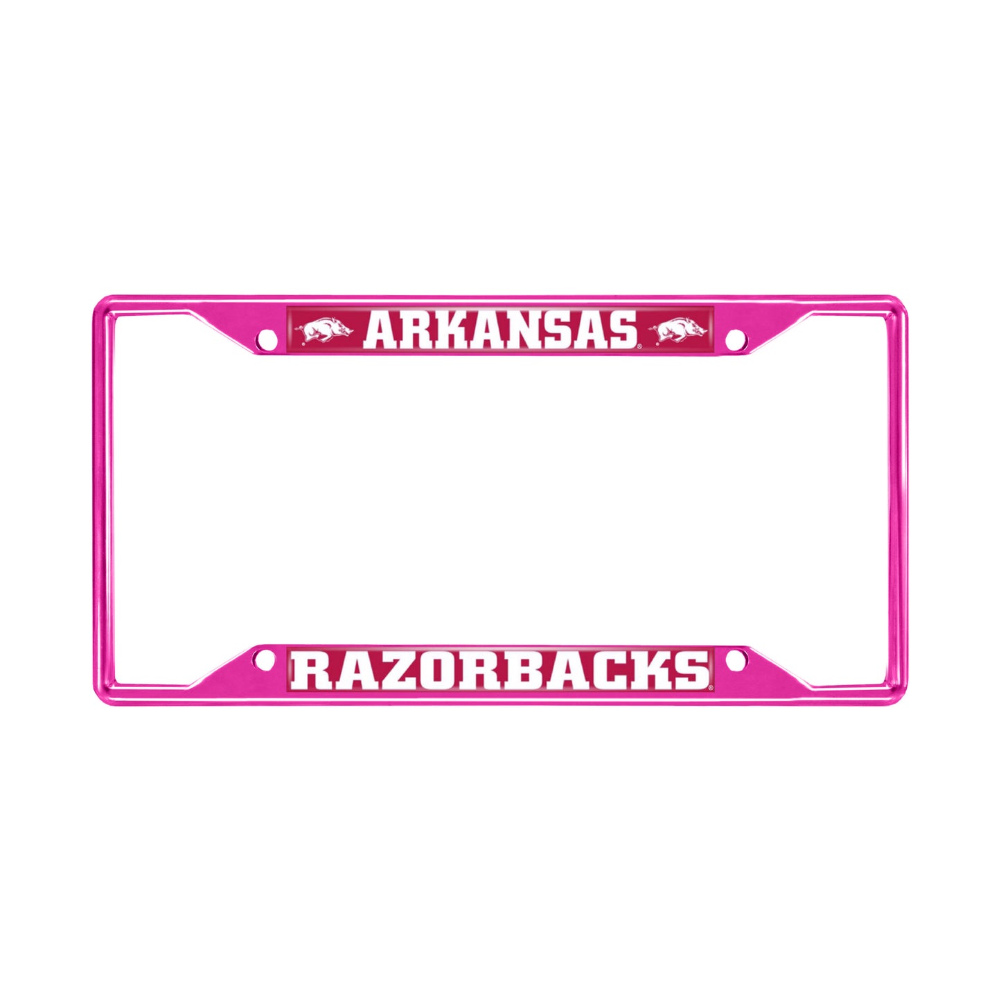 University of Arkansas-Pink License Plate Frame