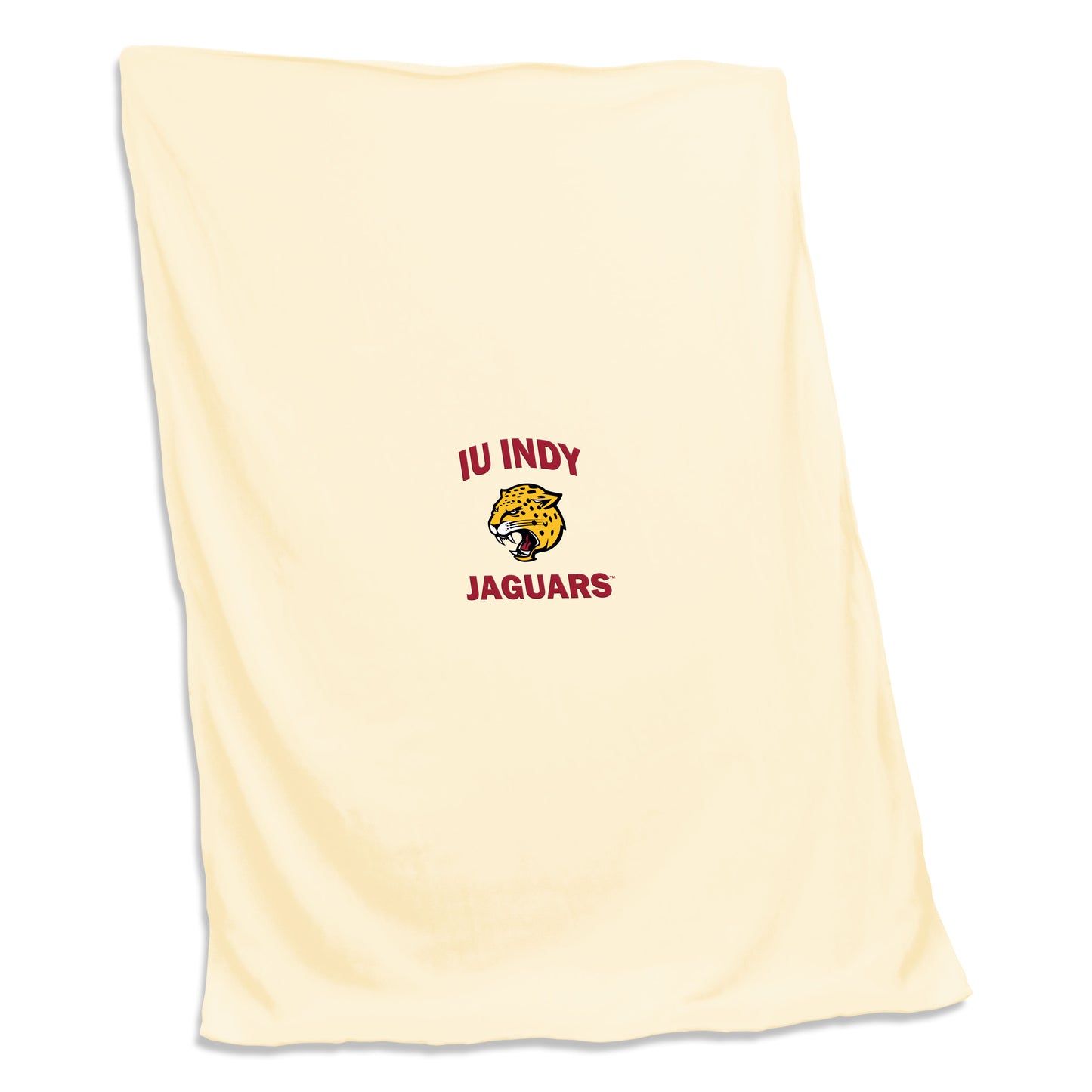 IU-Indianapolis Screened Oatmeal Sweatshirt Blanket