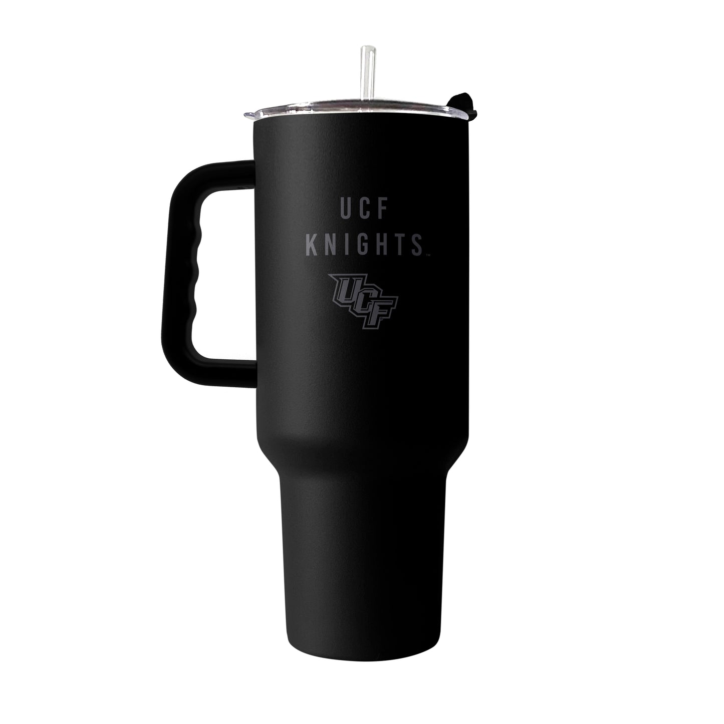 Central Florida 40oz Black Tonal Powder Coat Tumbler