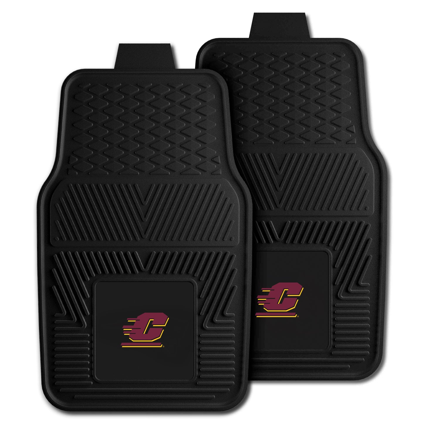 Central Michigan University 2-pc Vinyl Car Mat Set