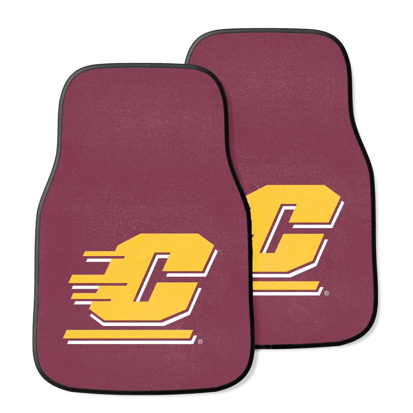 Central Michigan University 2-pc Carpet Car Mat Set