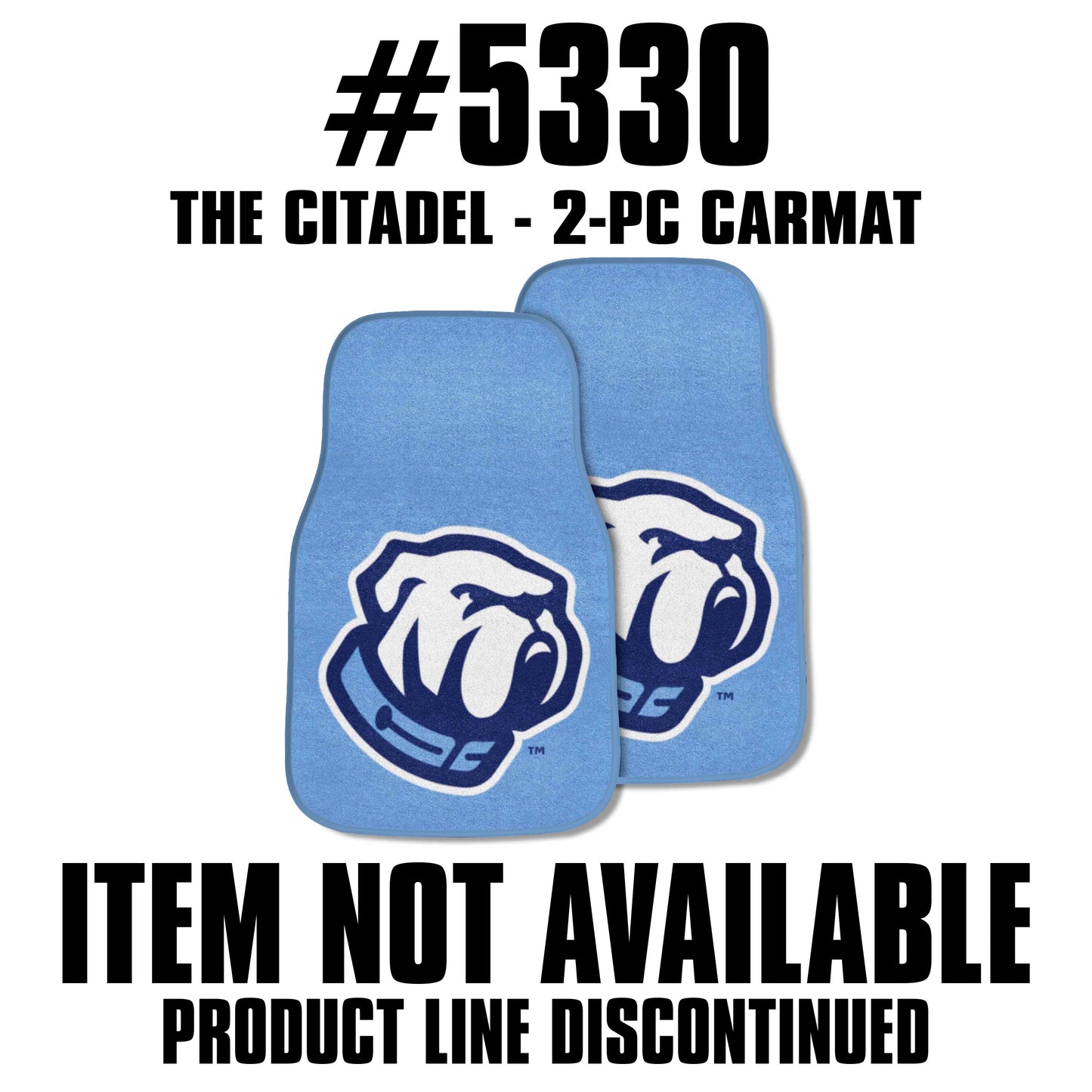 DISCONTINUED The Citadel 2-pc Carpet Car Mat Set