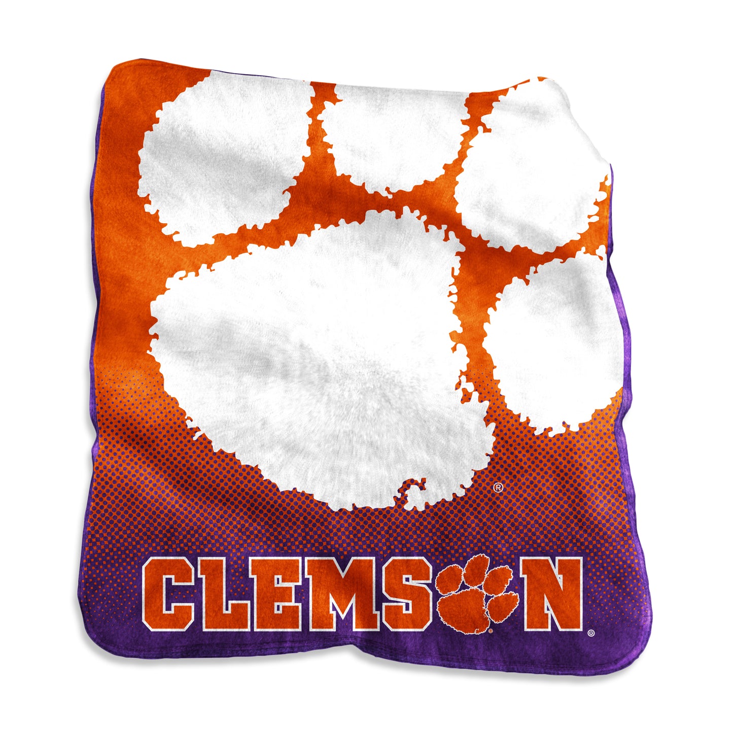 Clemson Raschel Throw