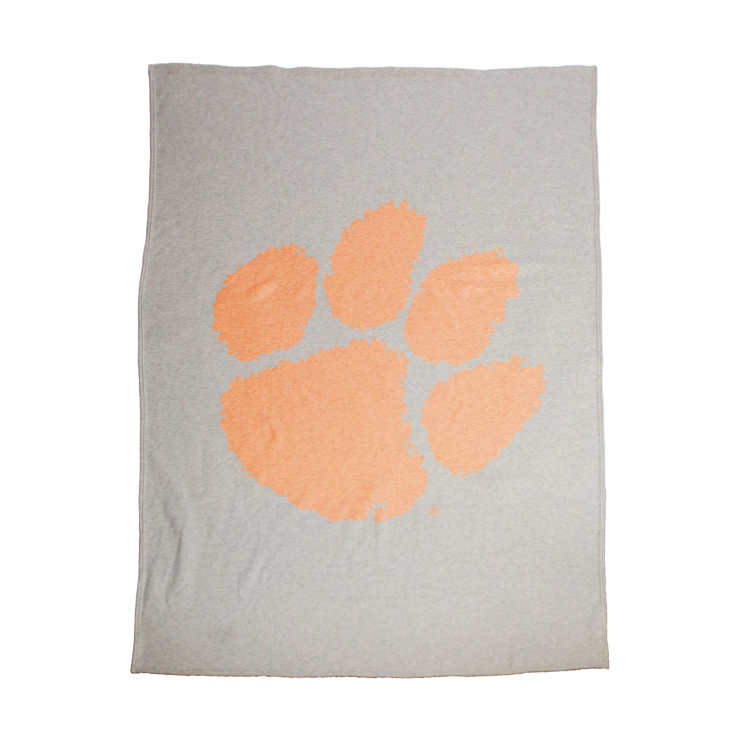 Clemson Oversized Logo Sublimated Sweatshirt Blanket