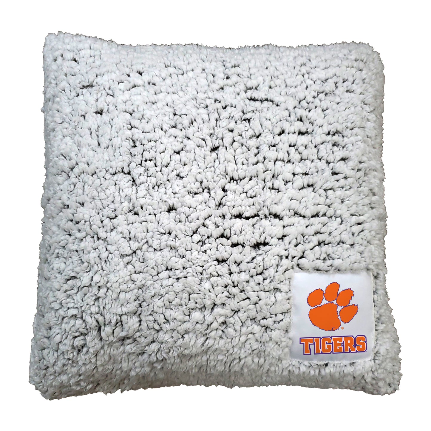 Clemson Campus Colors Frosty Throw Pillow