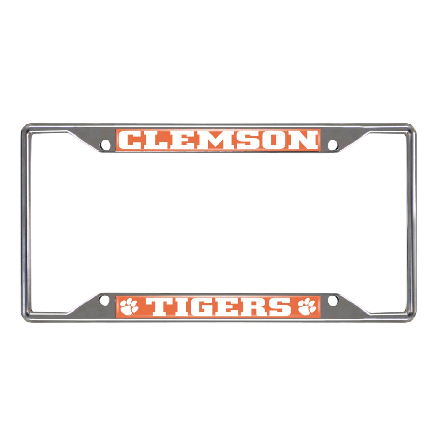Clemson University Chrome License Plate Frame