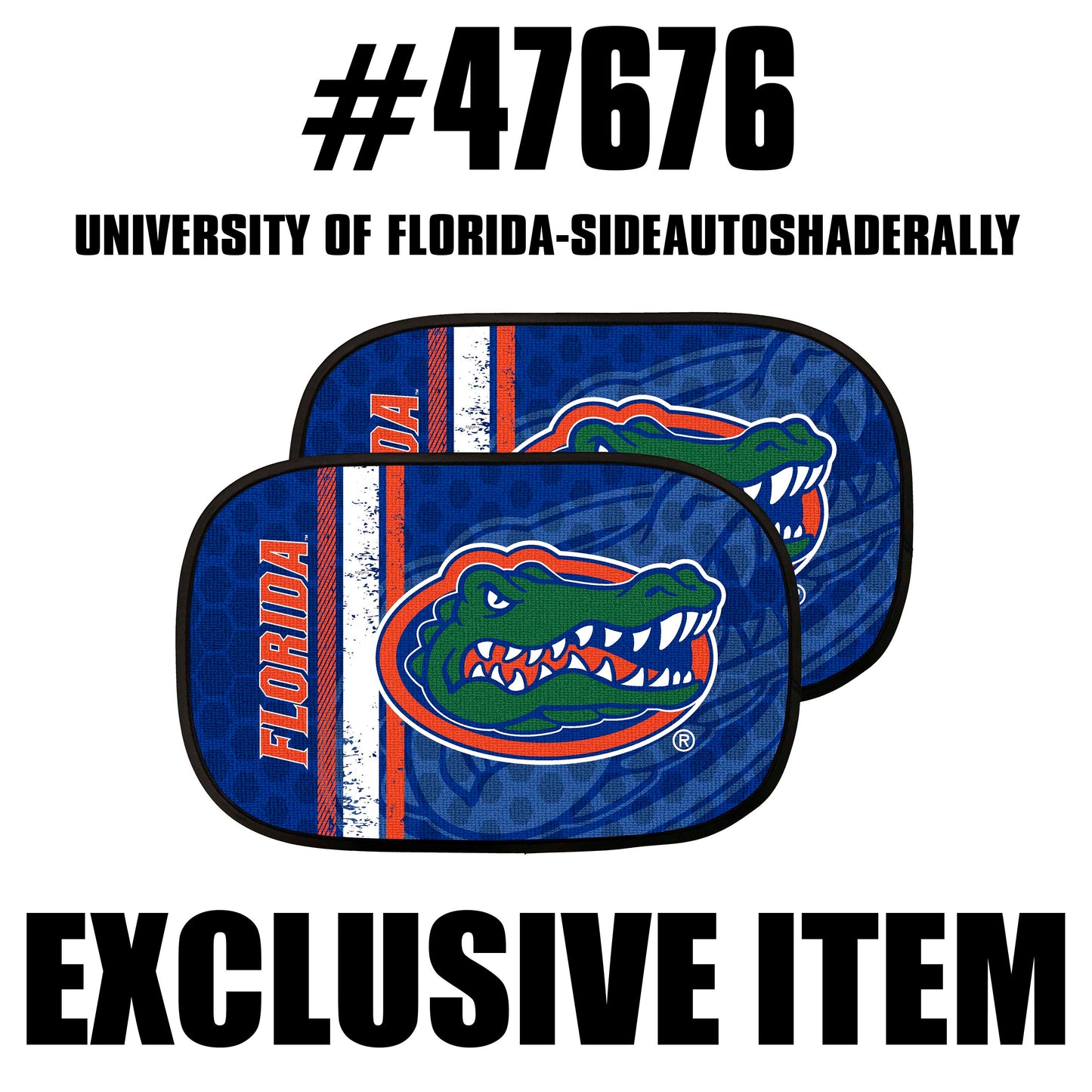 University Of Florida Side Auto Shade Rally
