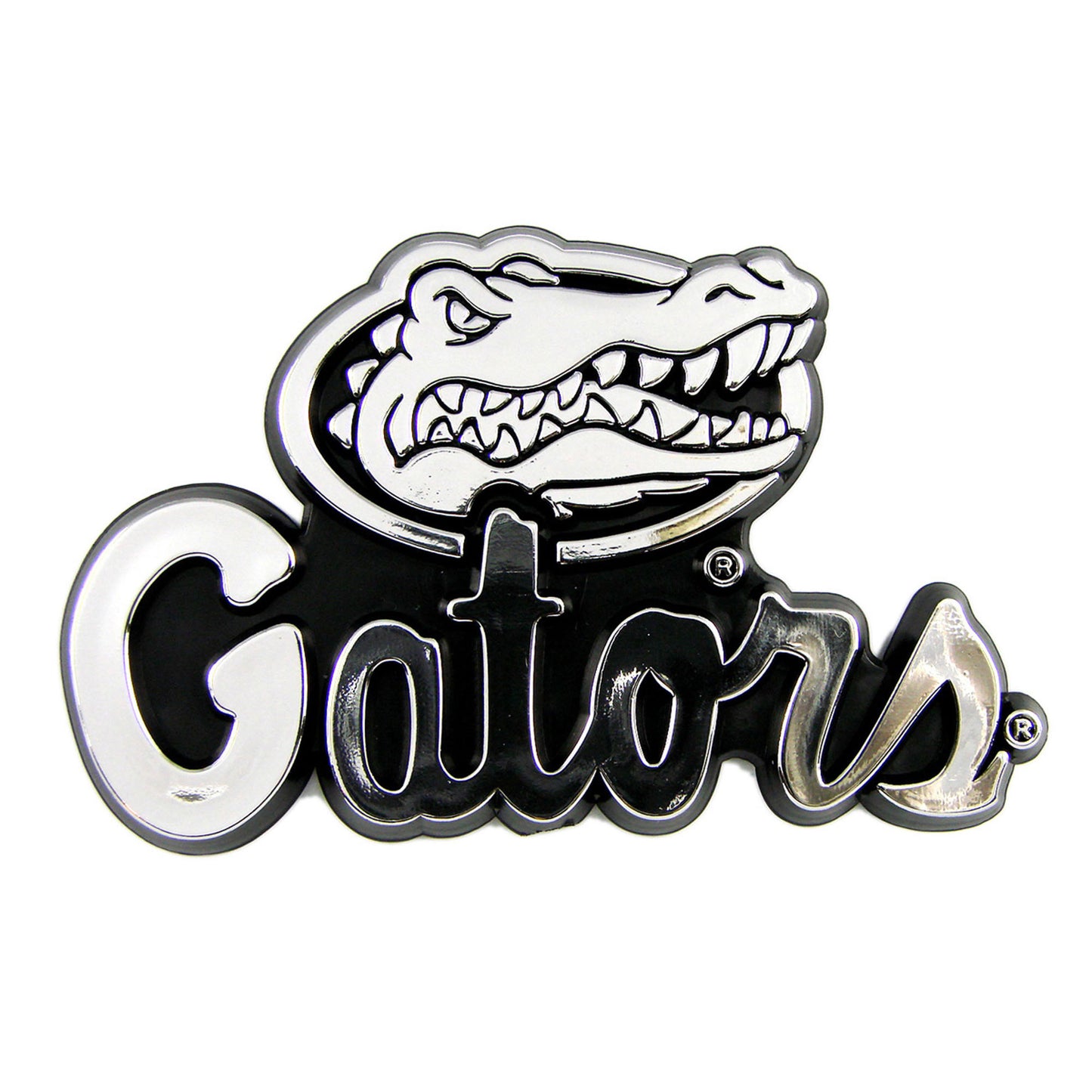 University of Florida Plastic Chrome Emblem