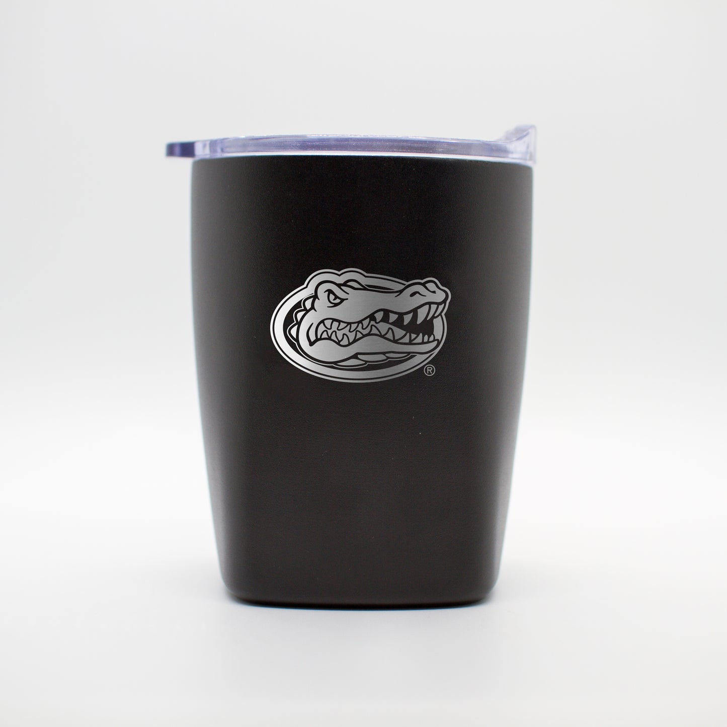 Florida 10oz Etch Black Powder Coat Rocks Tumbler