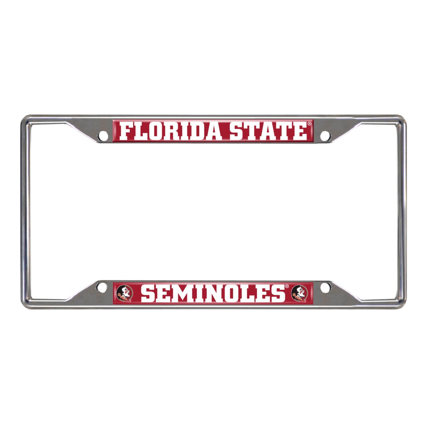 Florida State University Chrome License Plate Frame