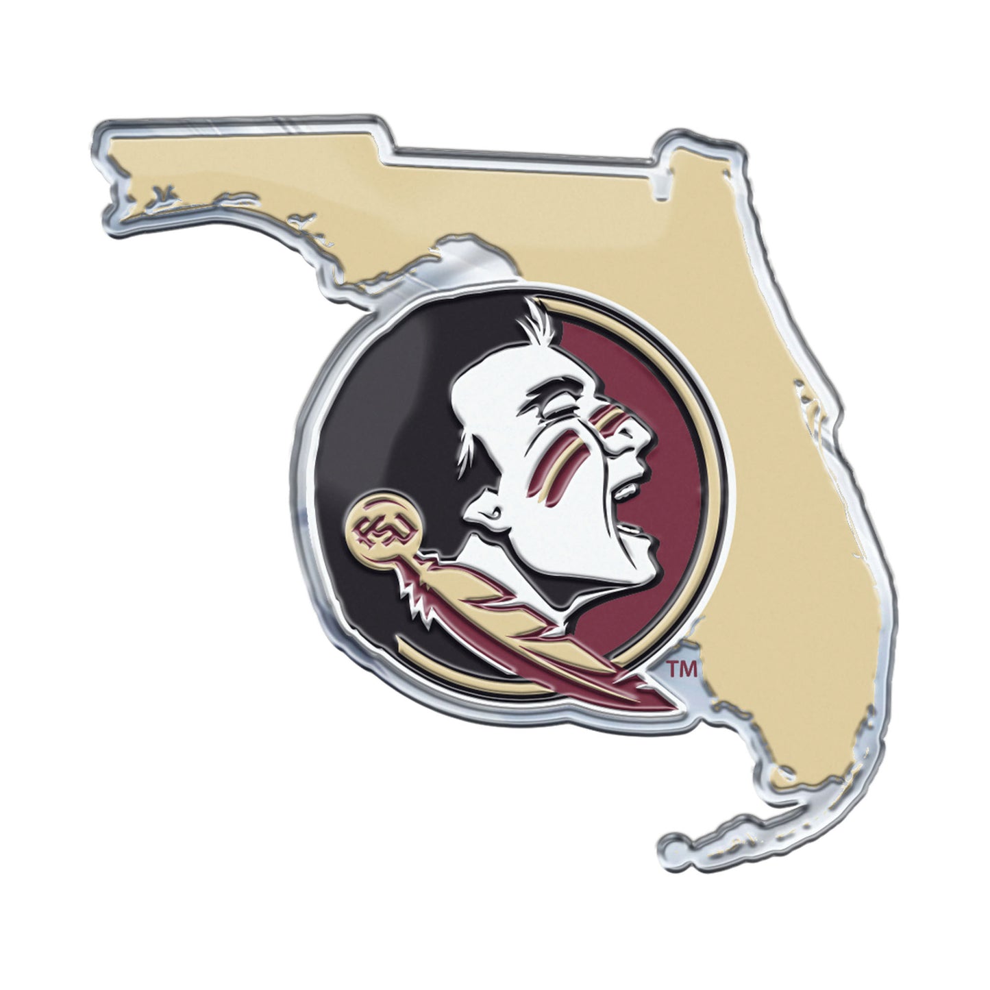 Florida State University Embossed State Emblem