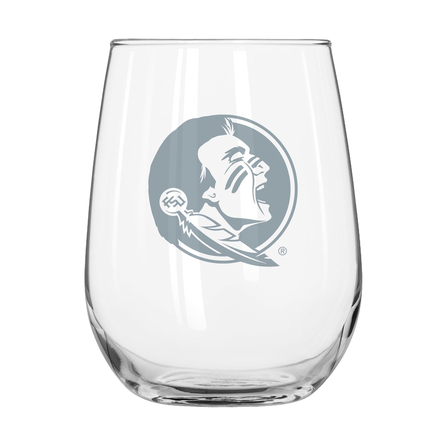 FL State 16oz Etch Glass Curved Beverage