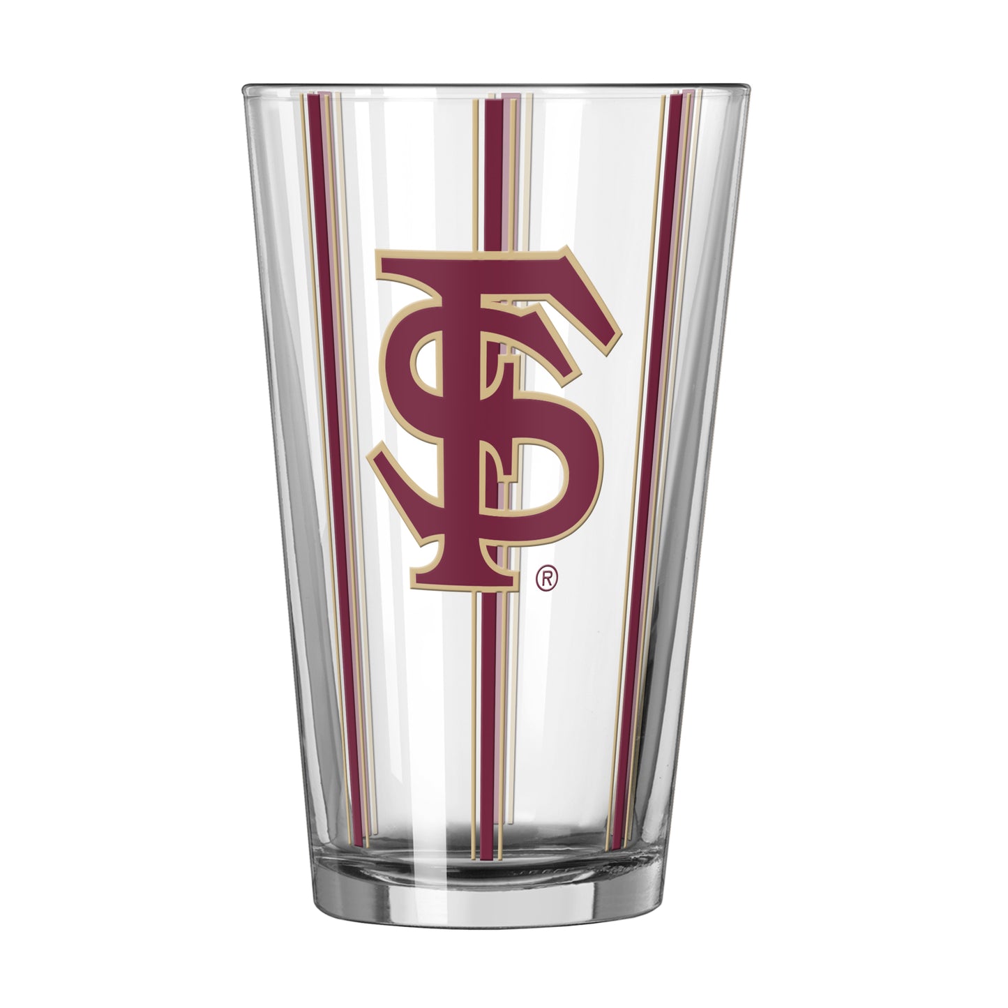 FL State 16oz Thin Stripe Pint Glass