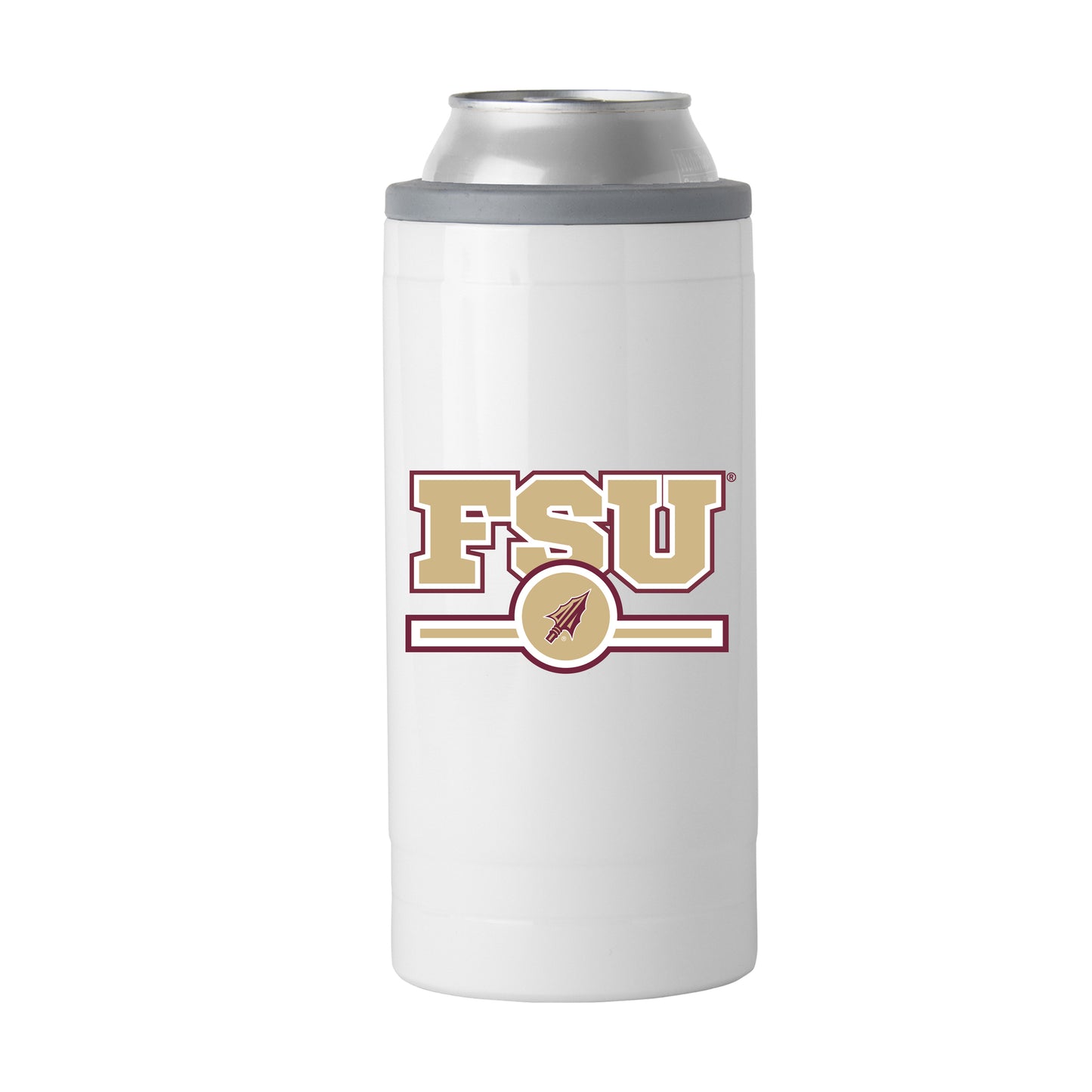FL State Letterman 12 oz Slim Can Coolie