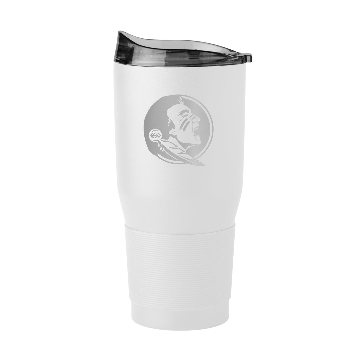 FL State 30oz White Etch Powder Coat Tumbler