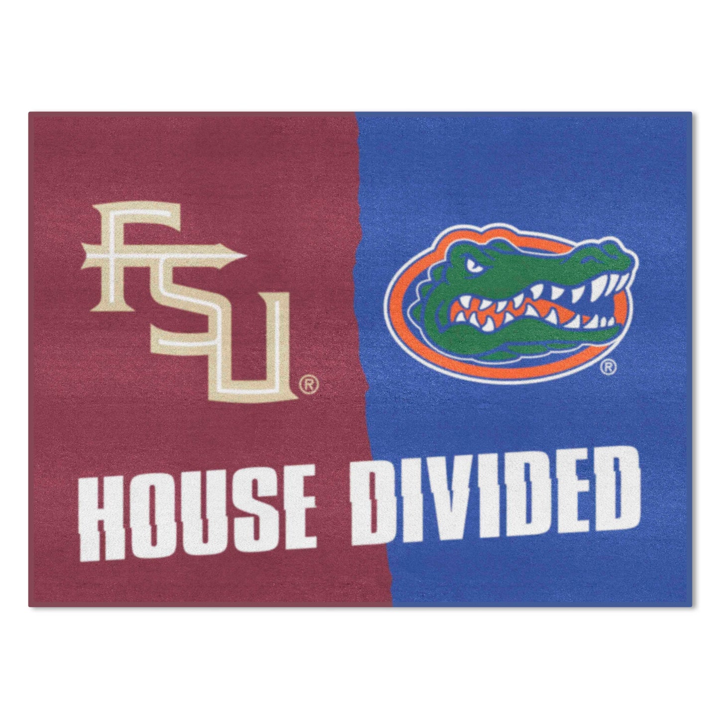 House Divided Mat - Florida State / Florida
