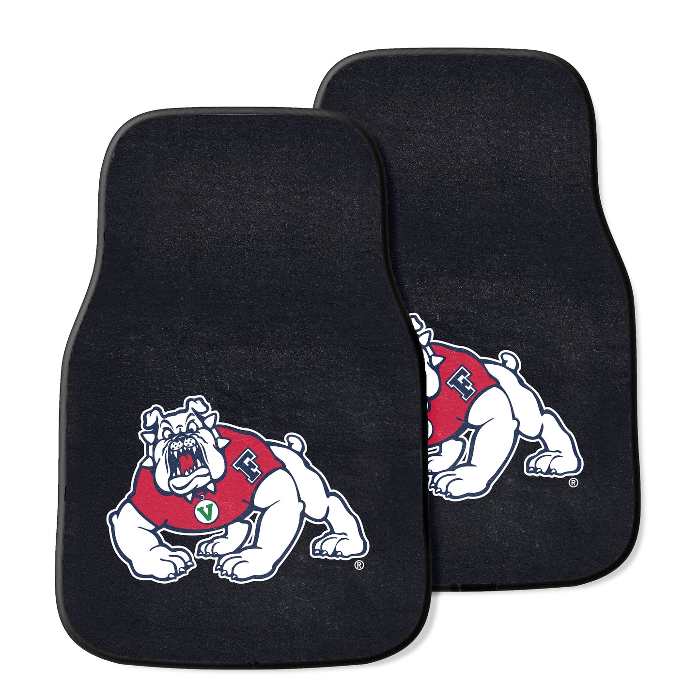 Fresno State 2-pc Carpet Car Mat Set