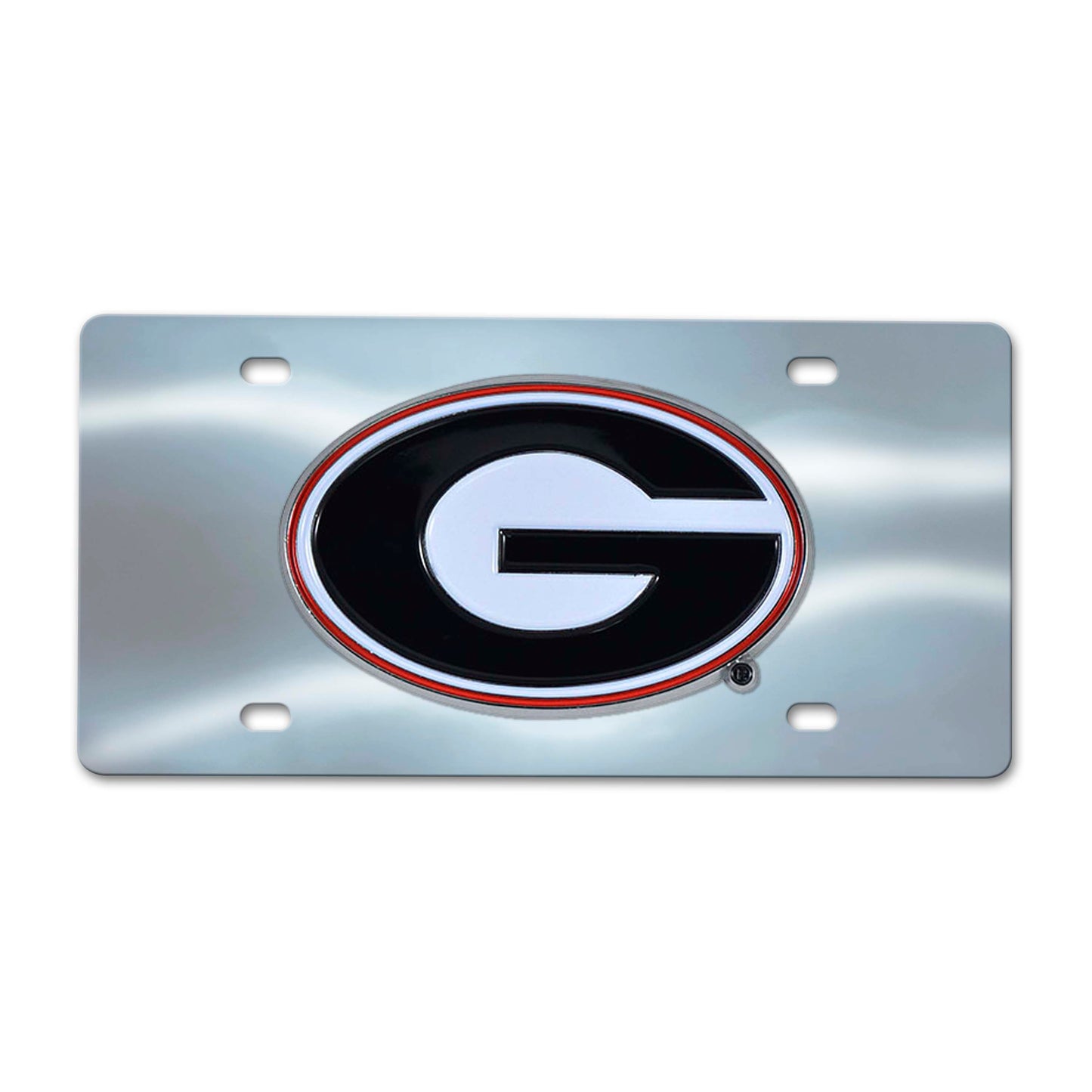 University of Georgia Chrome Diecast License Plate