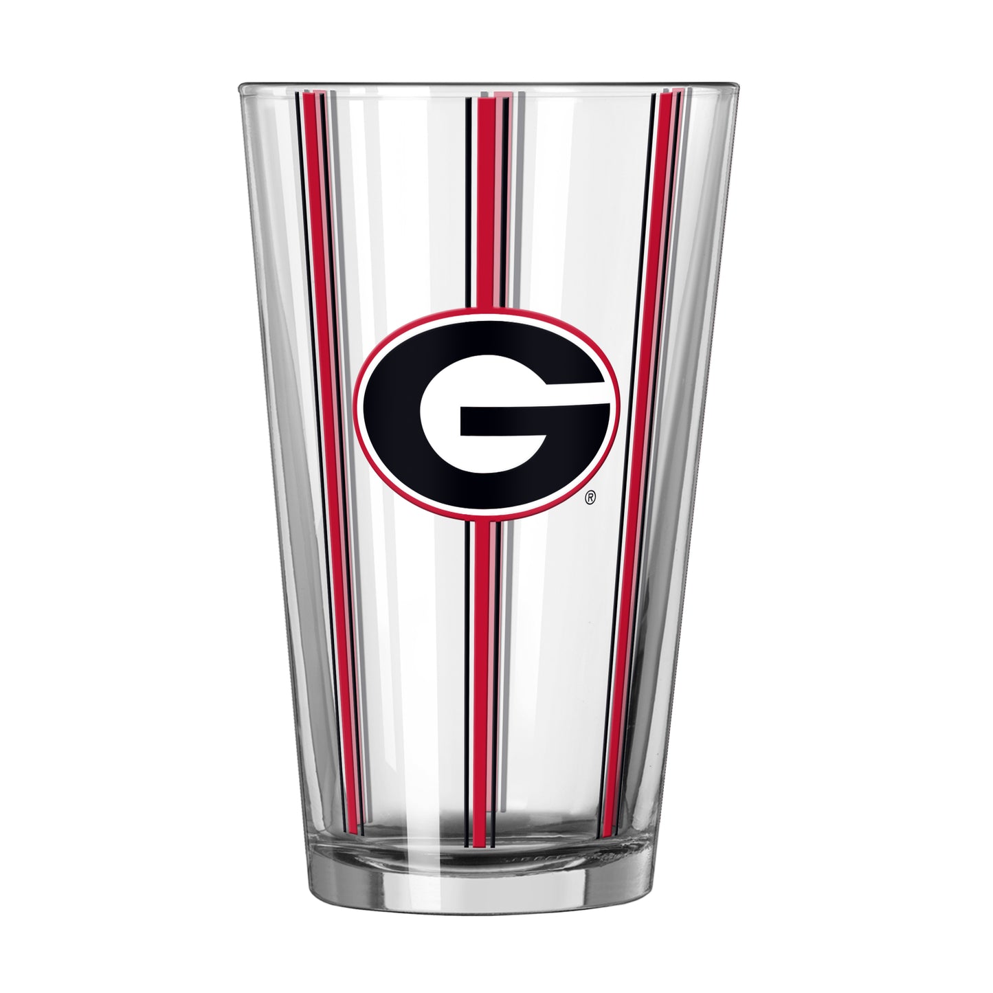 Georgia 16oz Thin Stripe Pint Glass