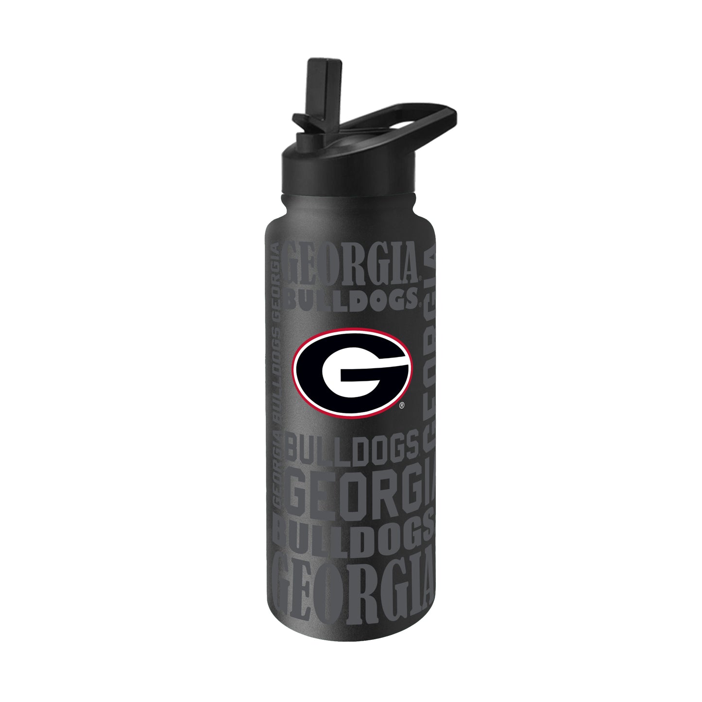 Georgia 34oz Black Replay Quencher Bottle