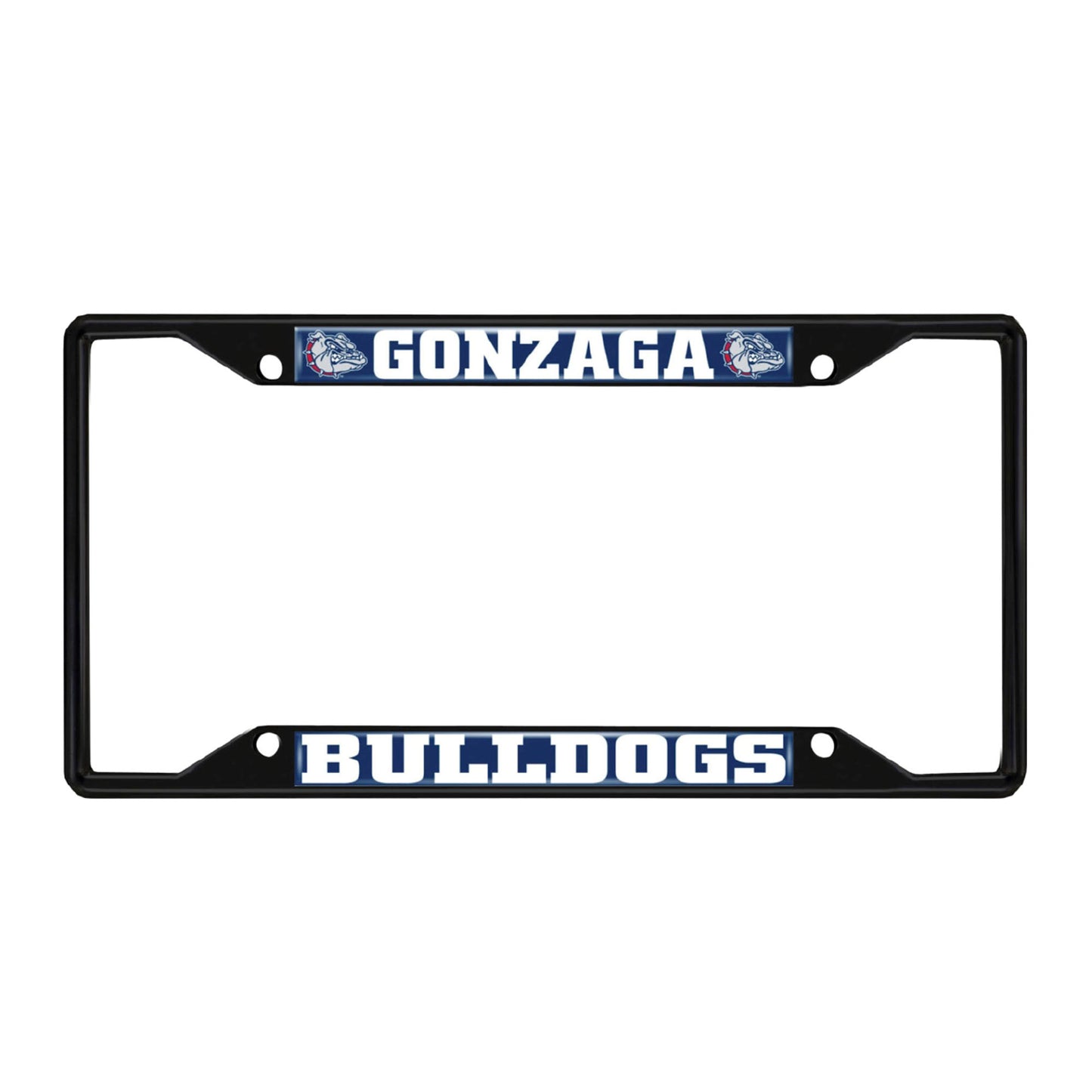 Gonzaga University Black License Plate Frame