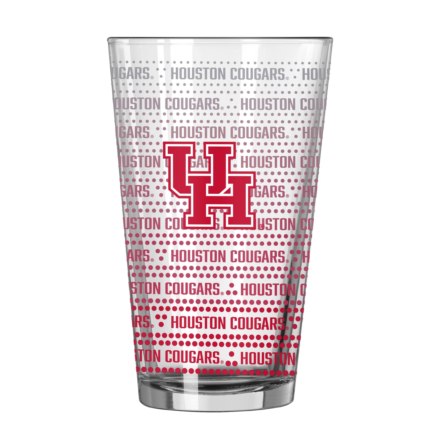 Houston 16oz Chant Fade Pint Glass