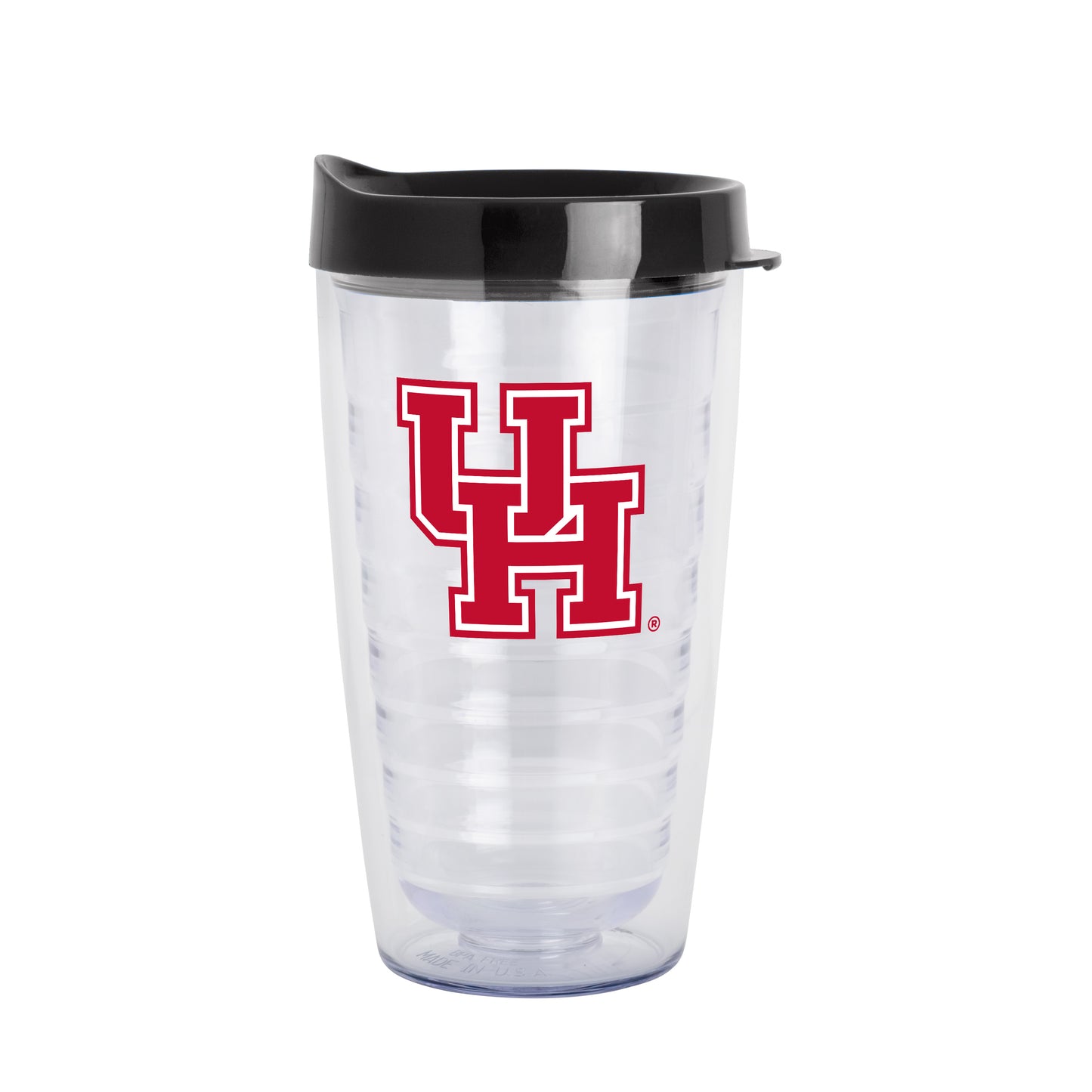 Houston 16oz Flipside Dbl Wall Clear Tumbler
