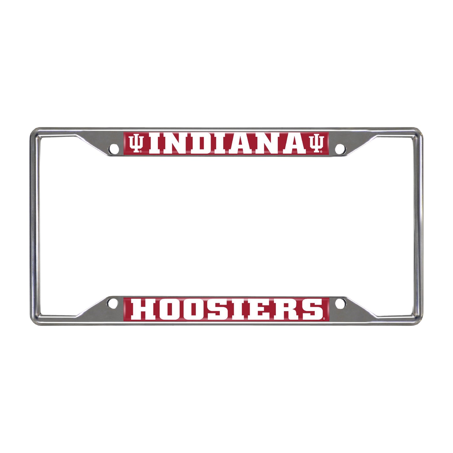 Indiana University Chrome License Plate Frame