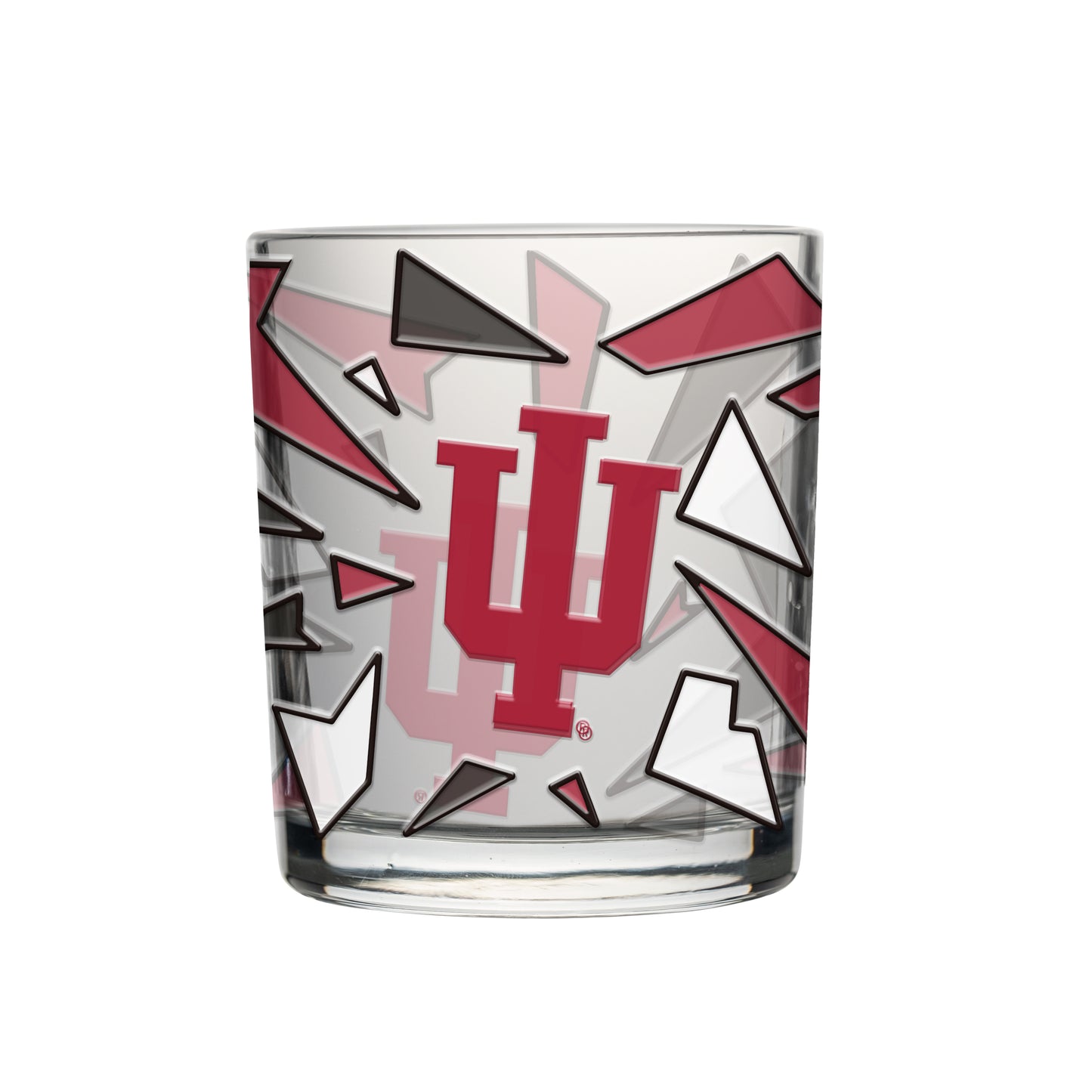 Indiana 12oz Prism Stained Rocks Glass