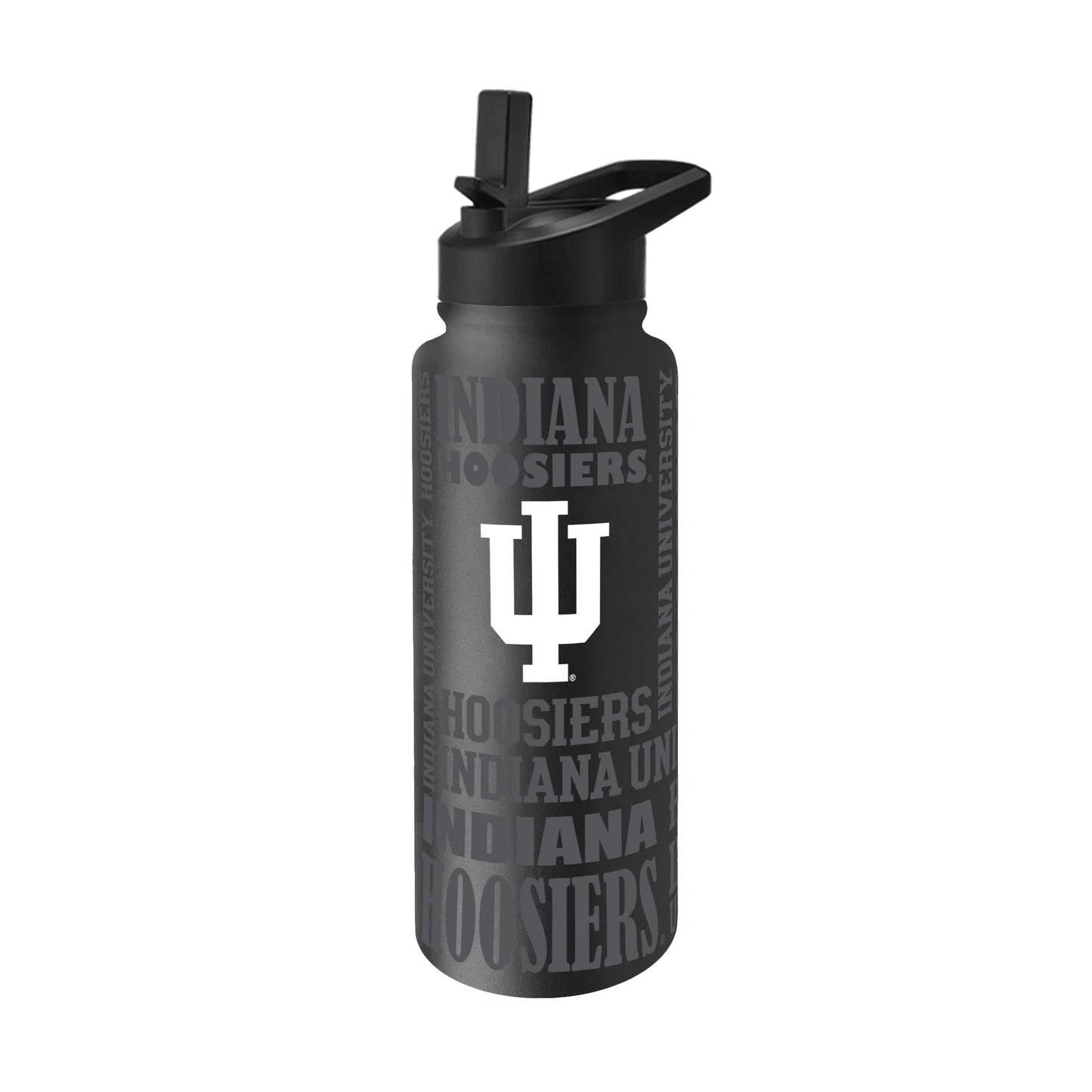 Indiana 34oz Black Replay Quencher Bottle