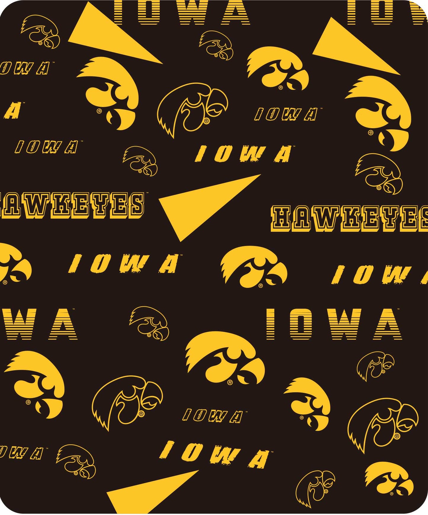 Iowa Fanatics Classic Fleece Throw
