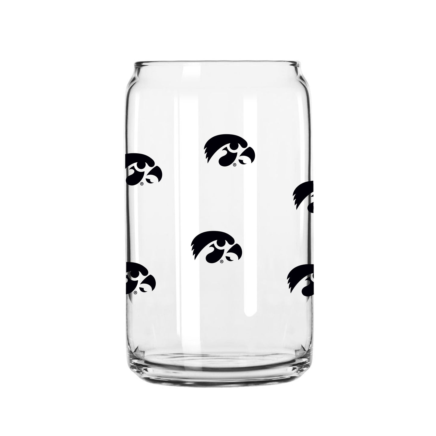 Iowa 16oz Repeating Can Glass