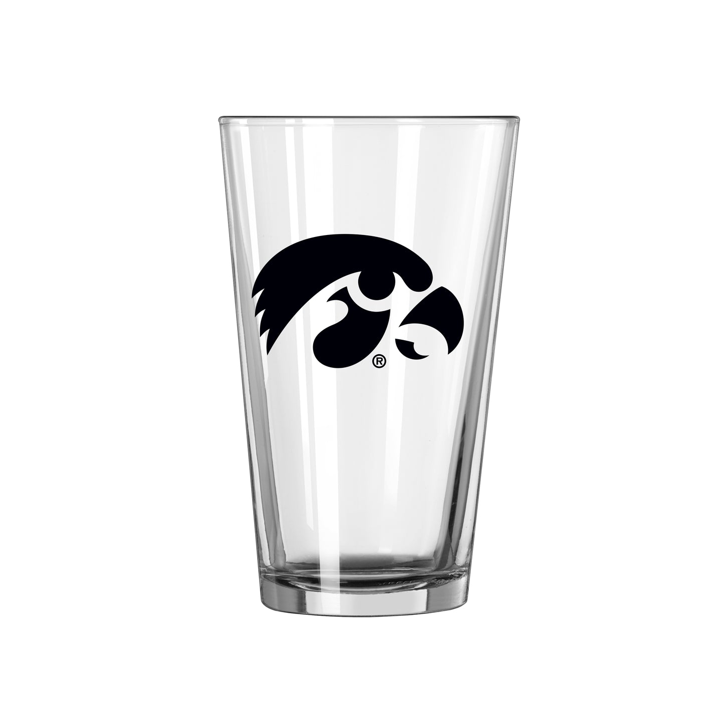 Iowa 16oz From the Logo Herkey Pint Glass