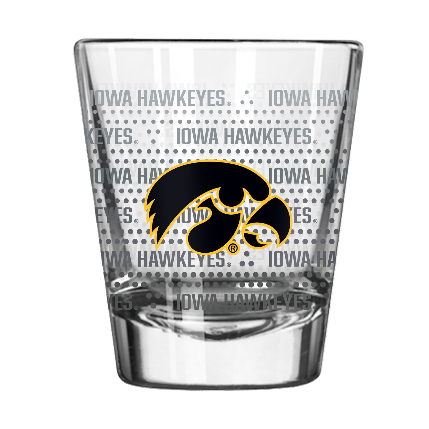 Iowa 2oz Chant Fade Shot Glass