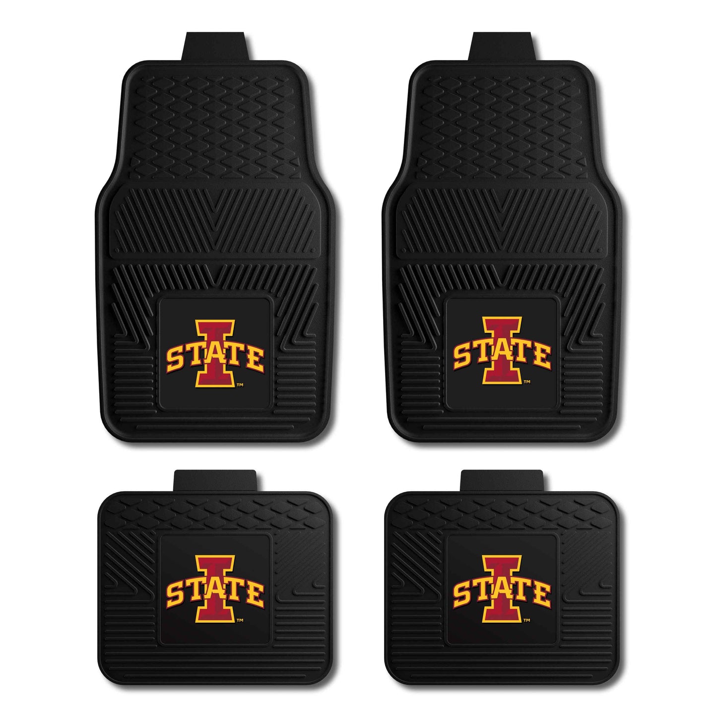 Iowa State 4pc Vinyl Car Mat Set