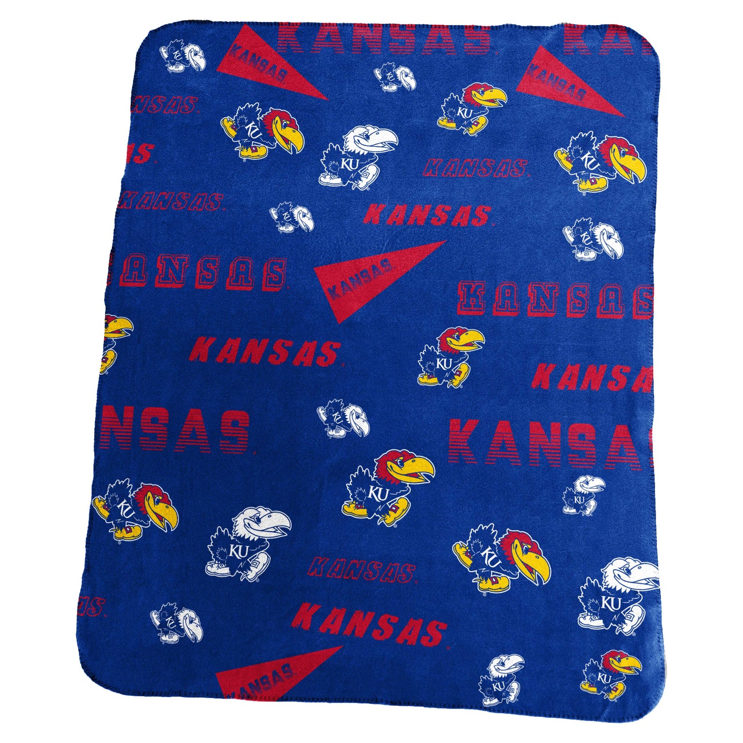 Kansas Fanatics Classic Fleece Throw