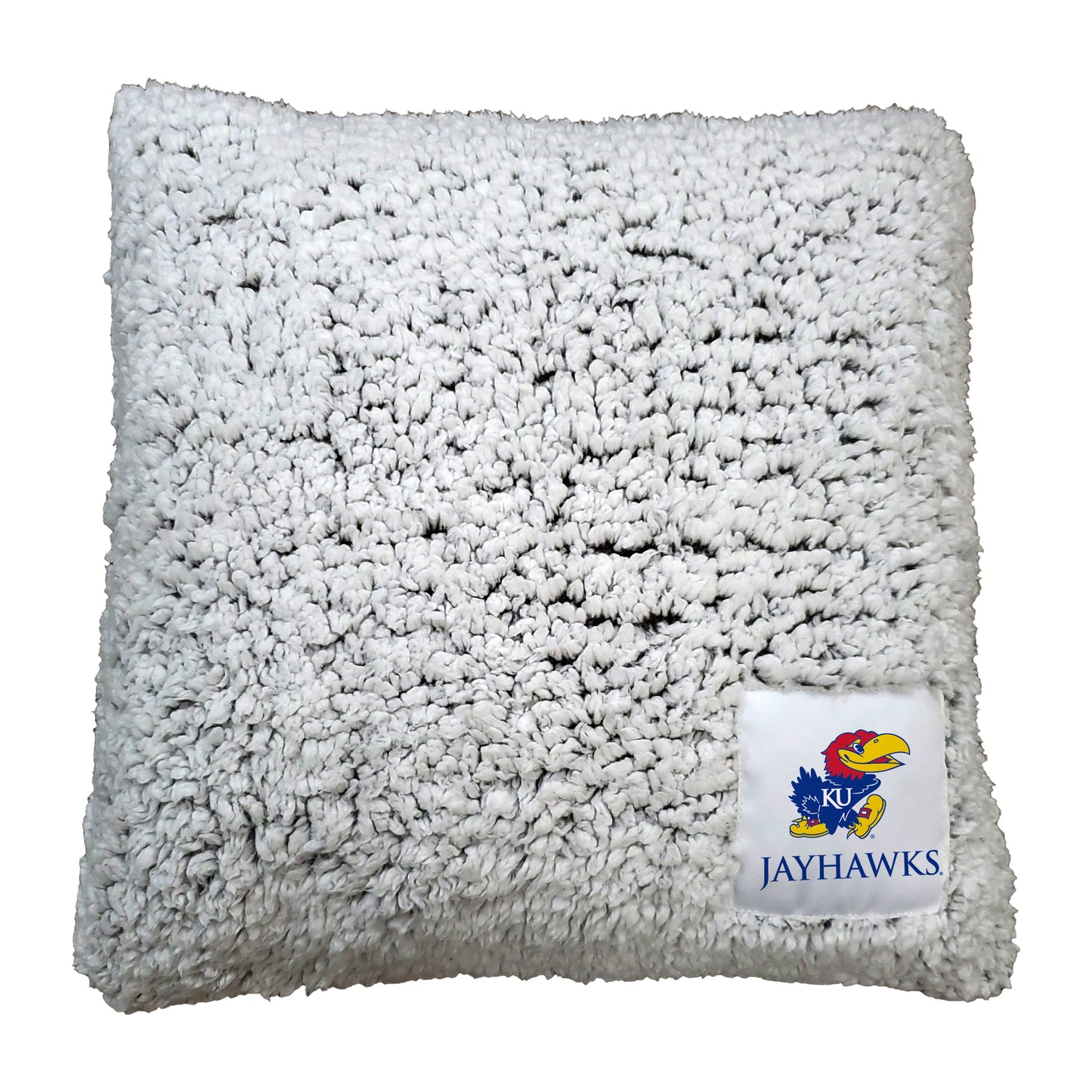 Kansas Campus Colors Frosty Throw Pillow