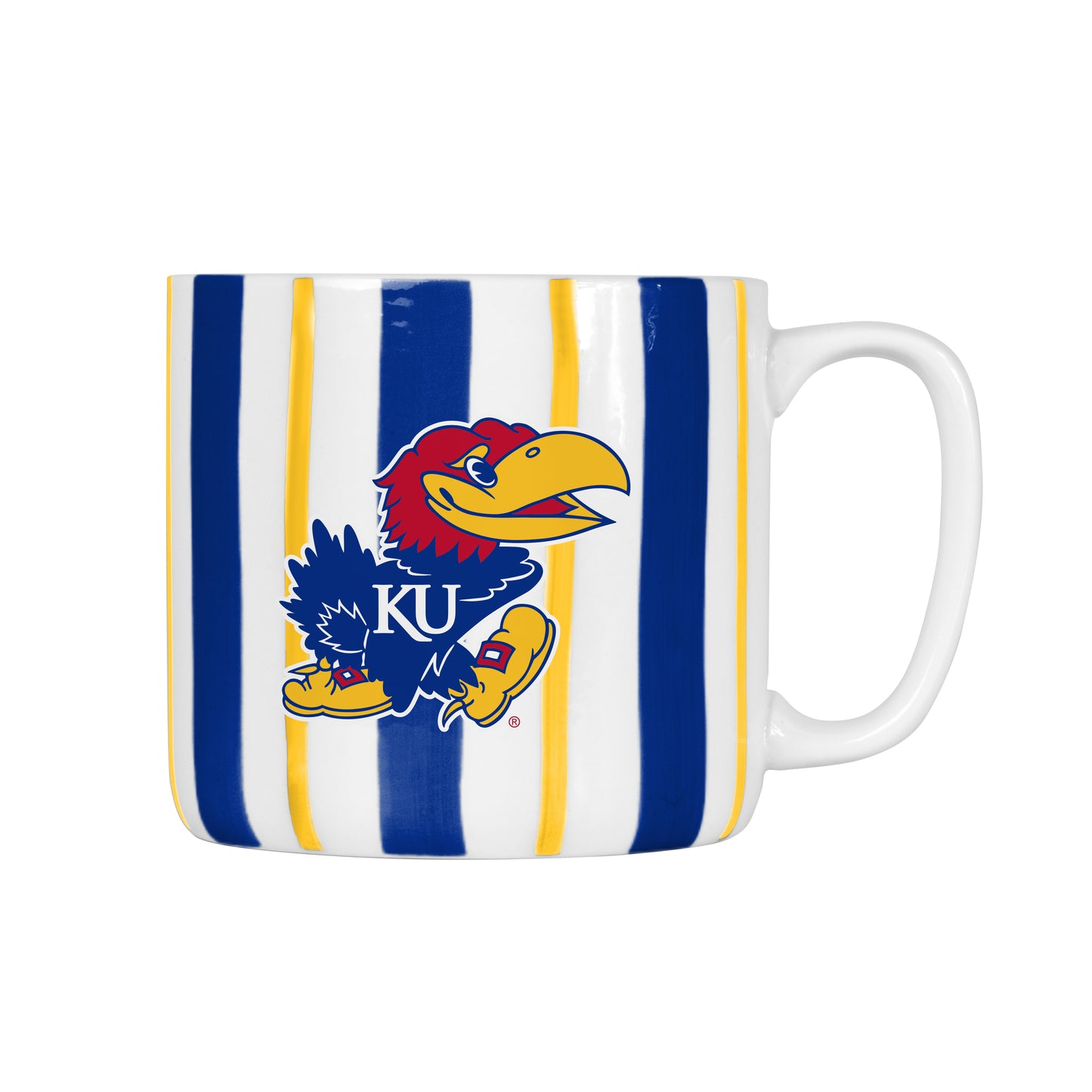 Kansas 16oz Brushstroke Stripe Mug