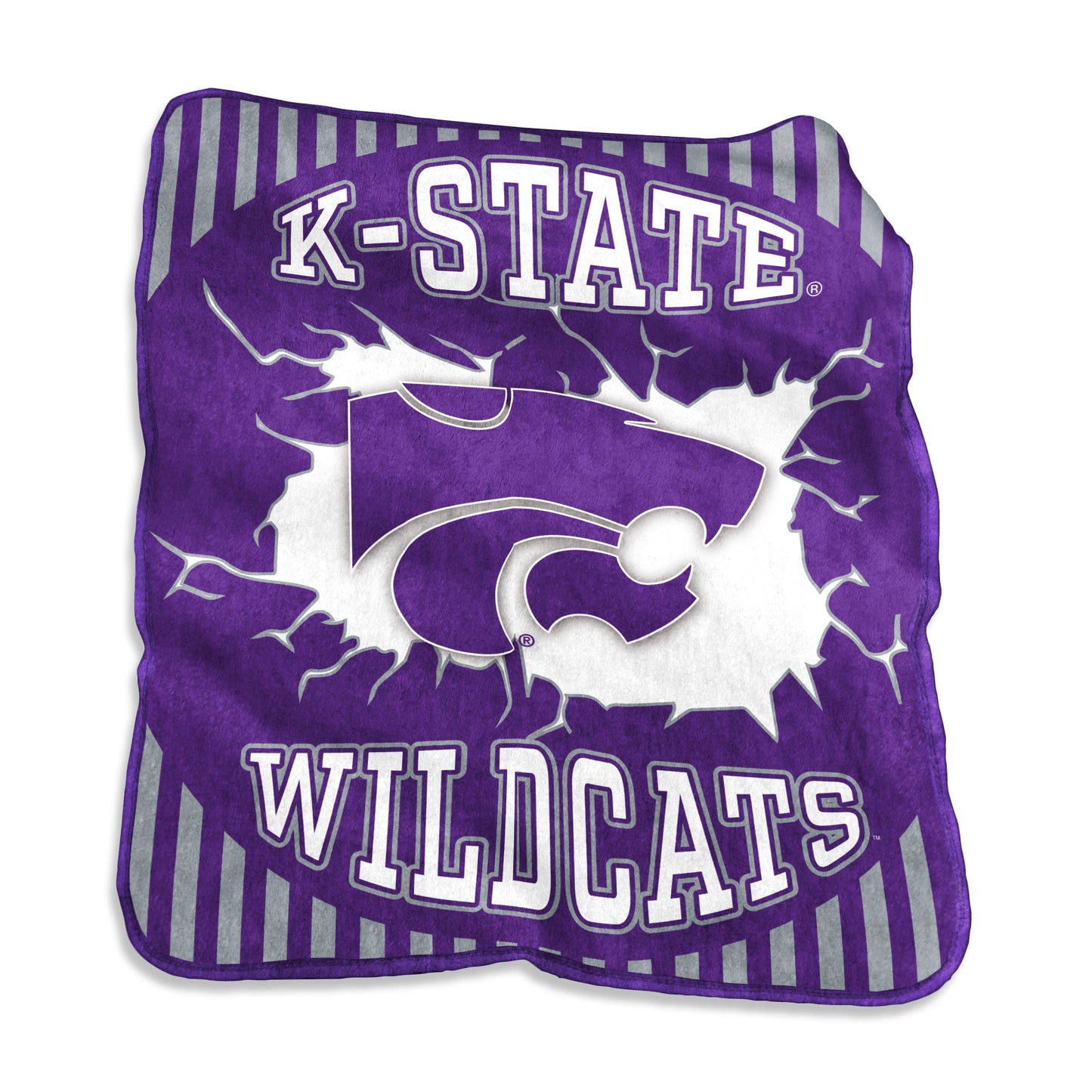 Kansas State Lightning Raschel Throw