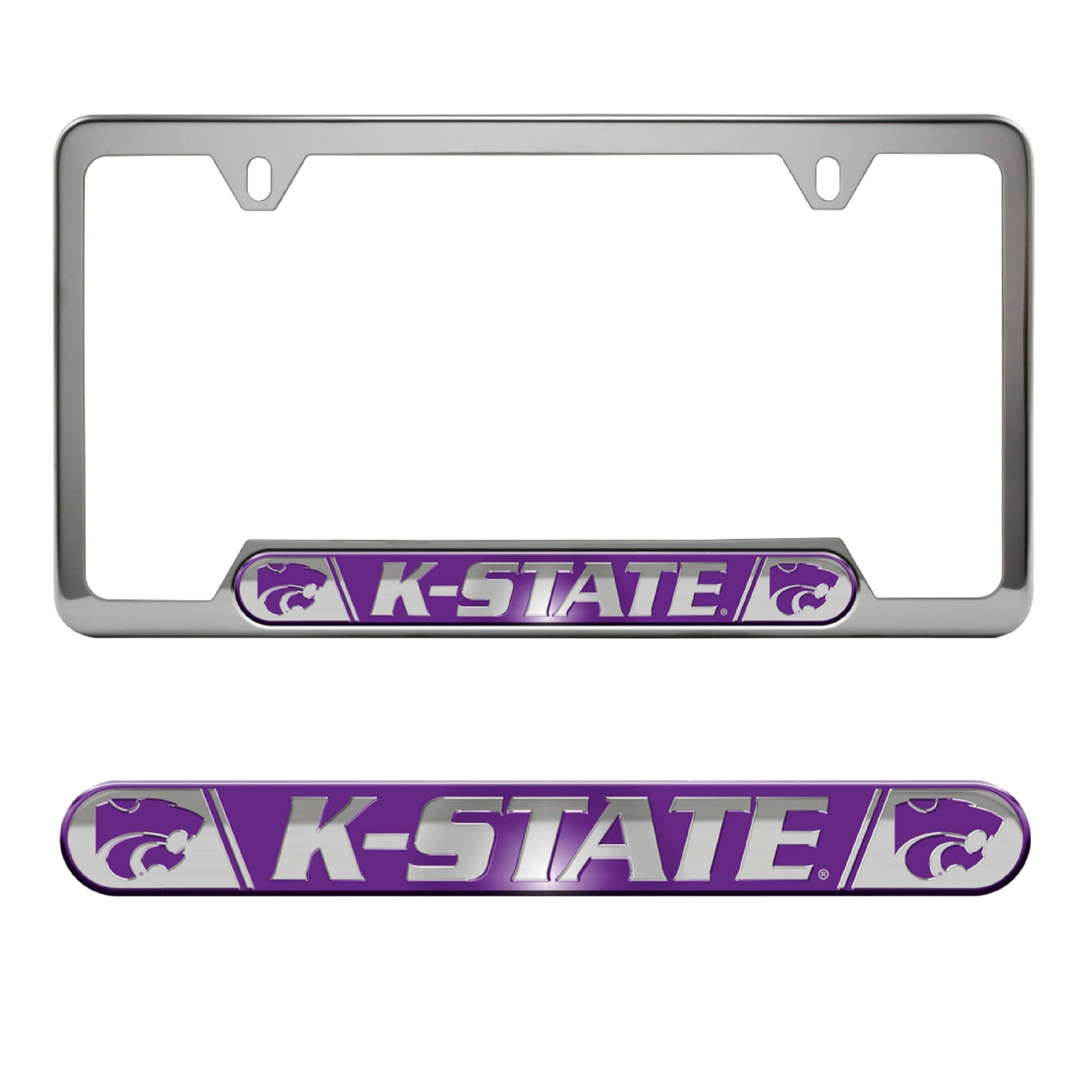 Kansas State University Embossed License Plate Frame