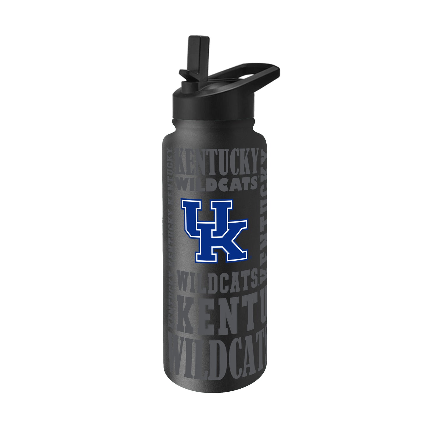 Kentucky 34oz Black Replay Quencher Bottle