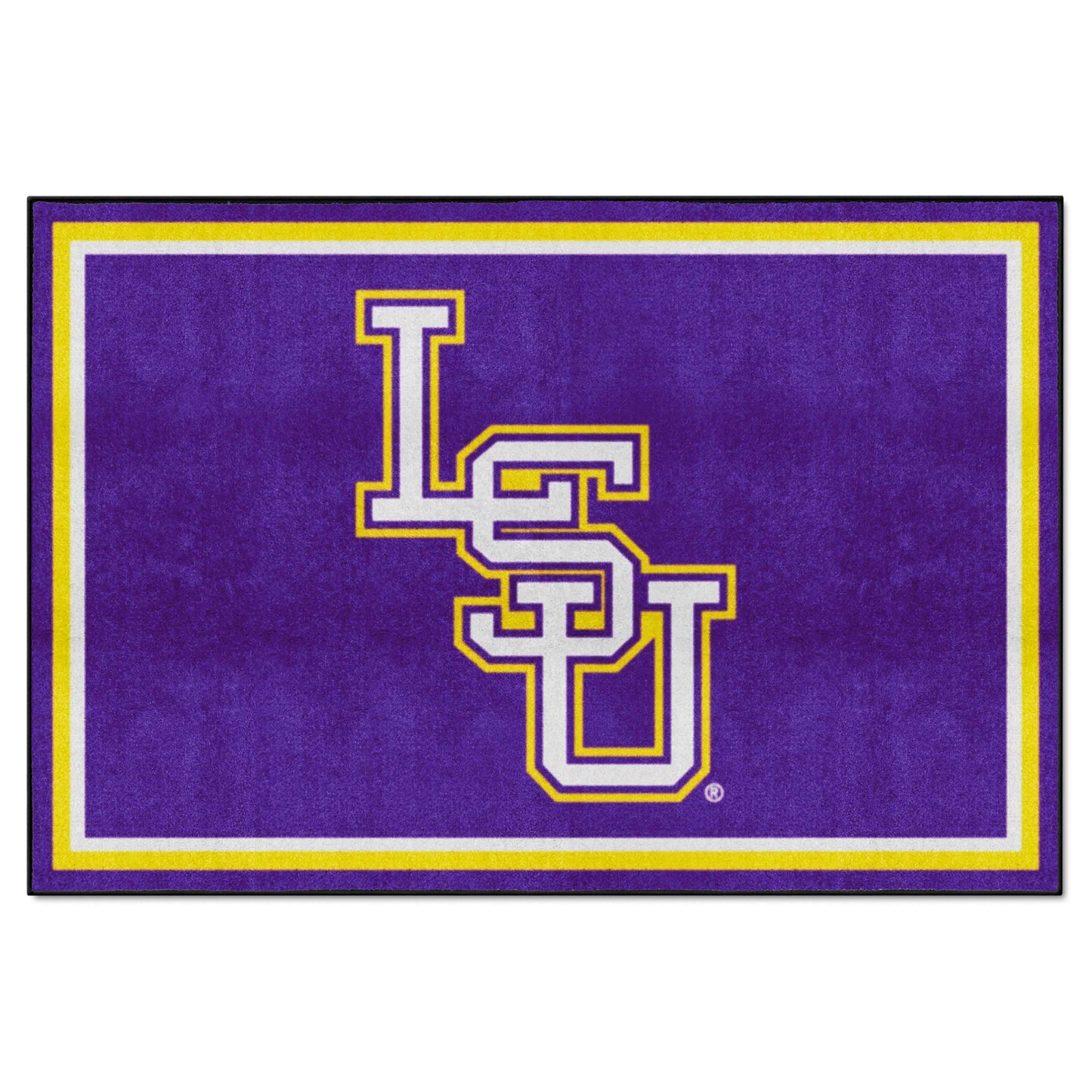 LSU Area Rug 5x8