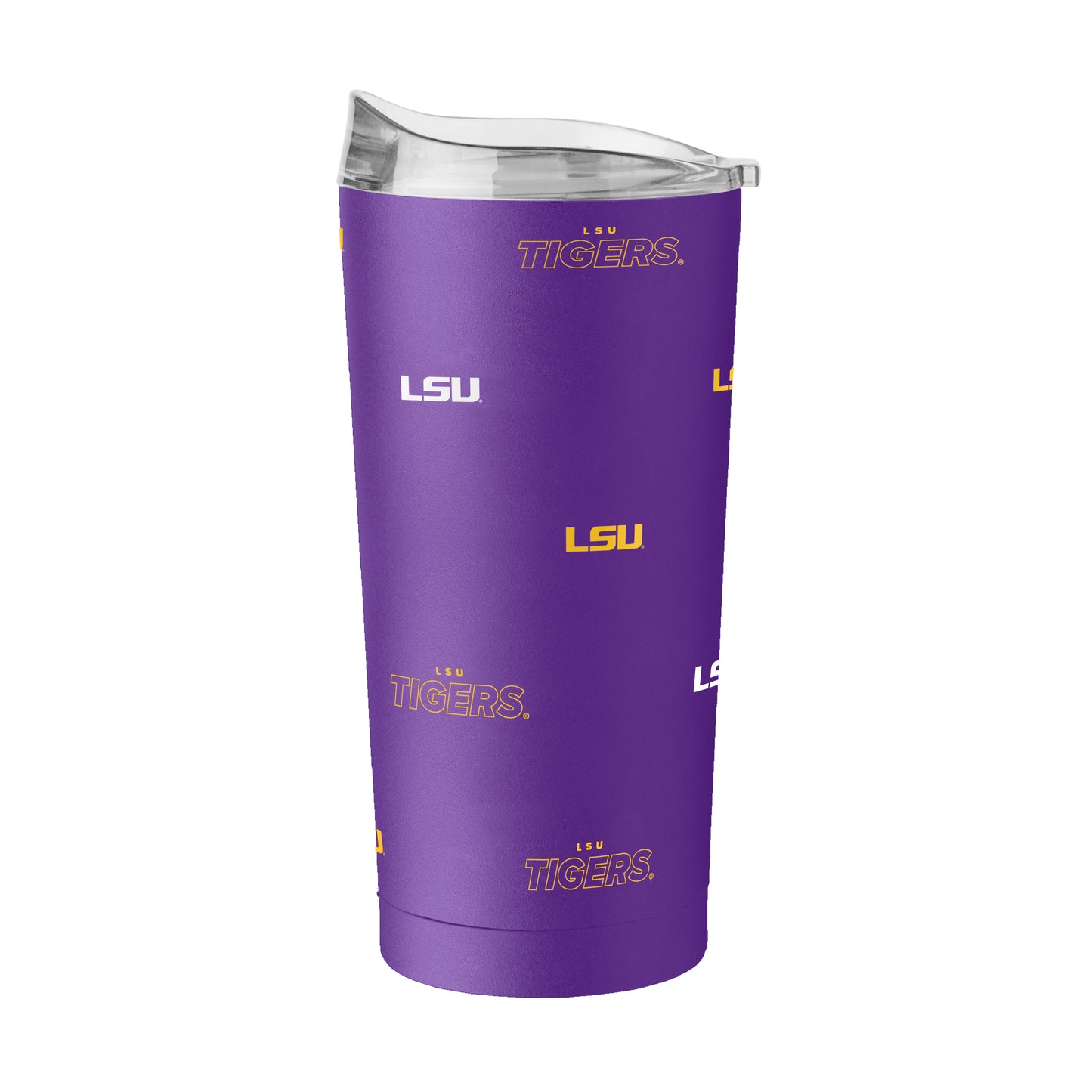 LSU 20oz Step And Repeat Powder Coat Tumbler