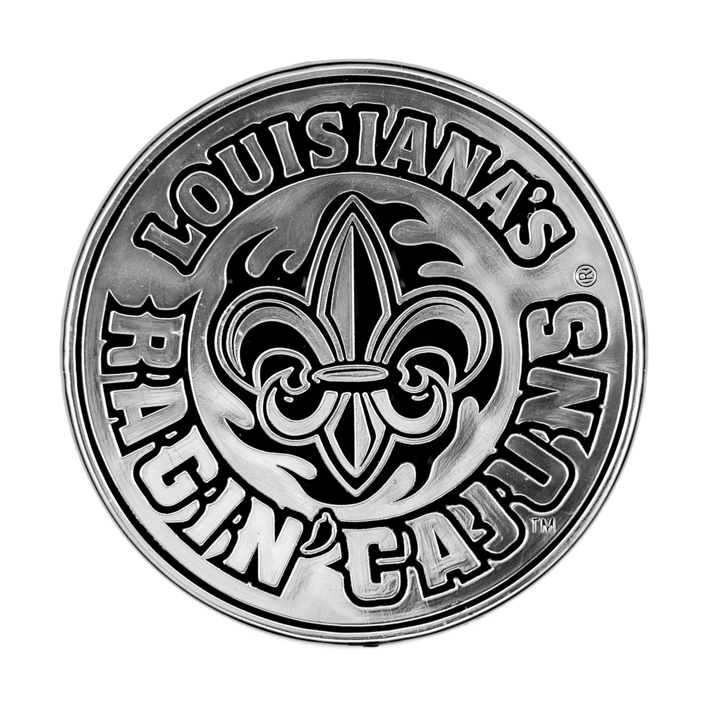 Louisiana-Lafayette Plastic Chrome Emblem
