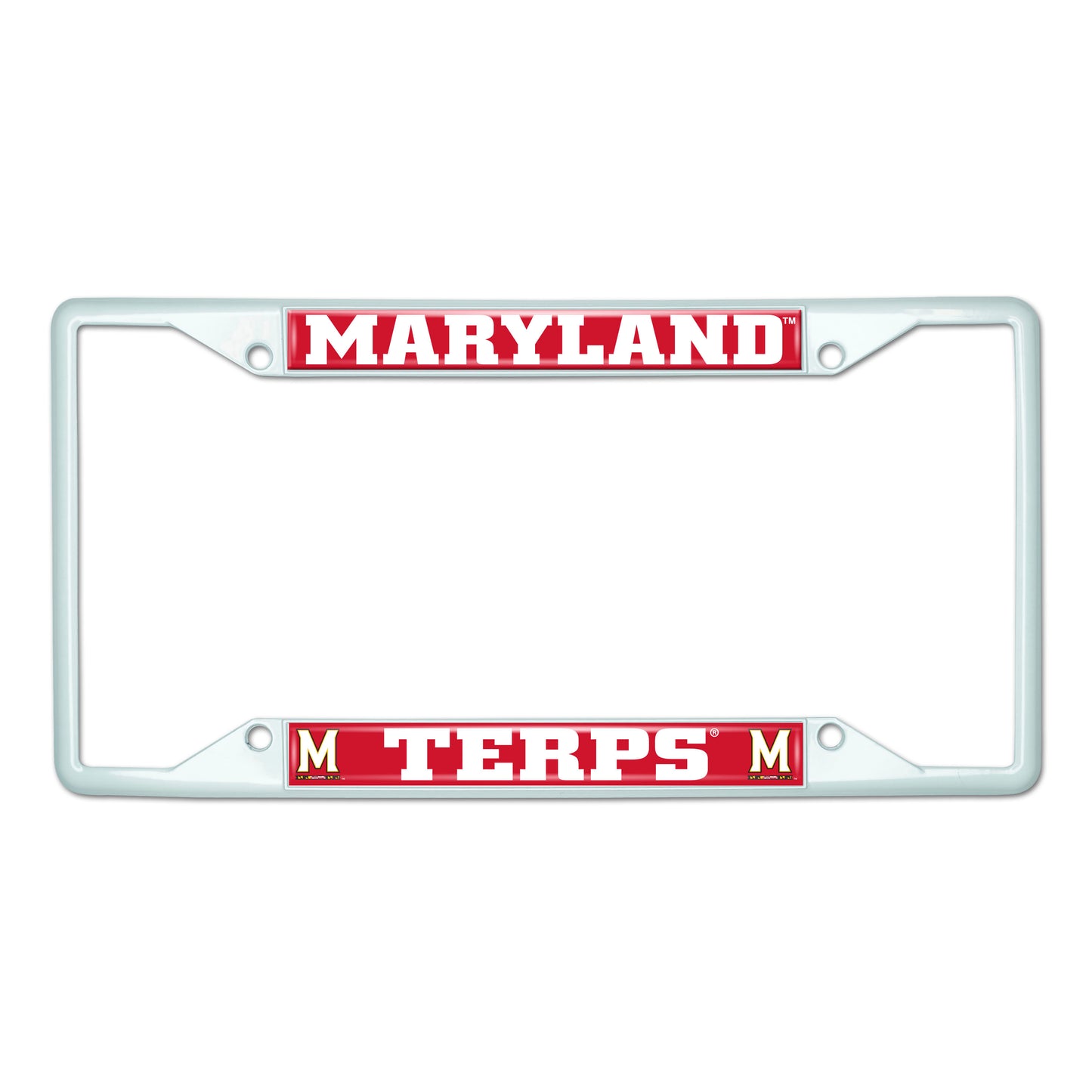 Maryland-White License Plate