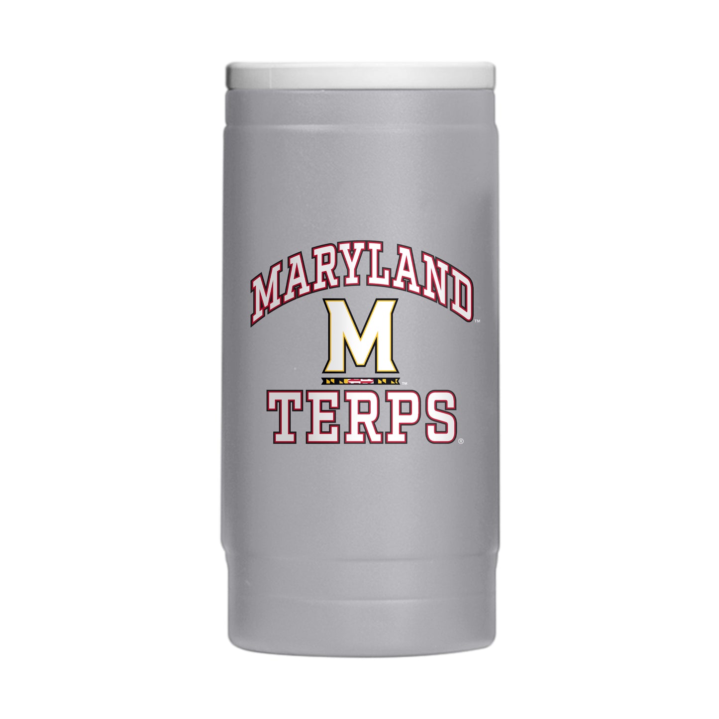 Maryland 12oz Athletic Powdercoat SlimCan Coolie